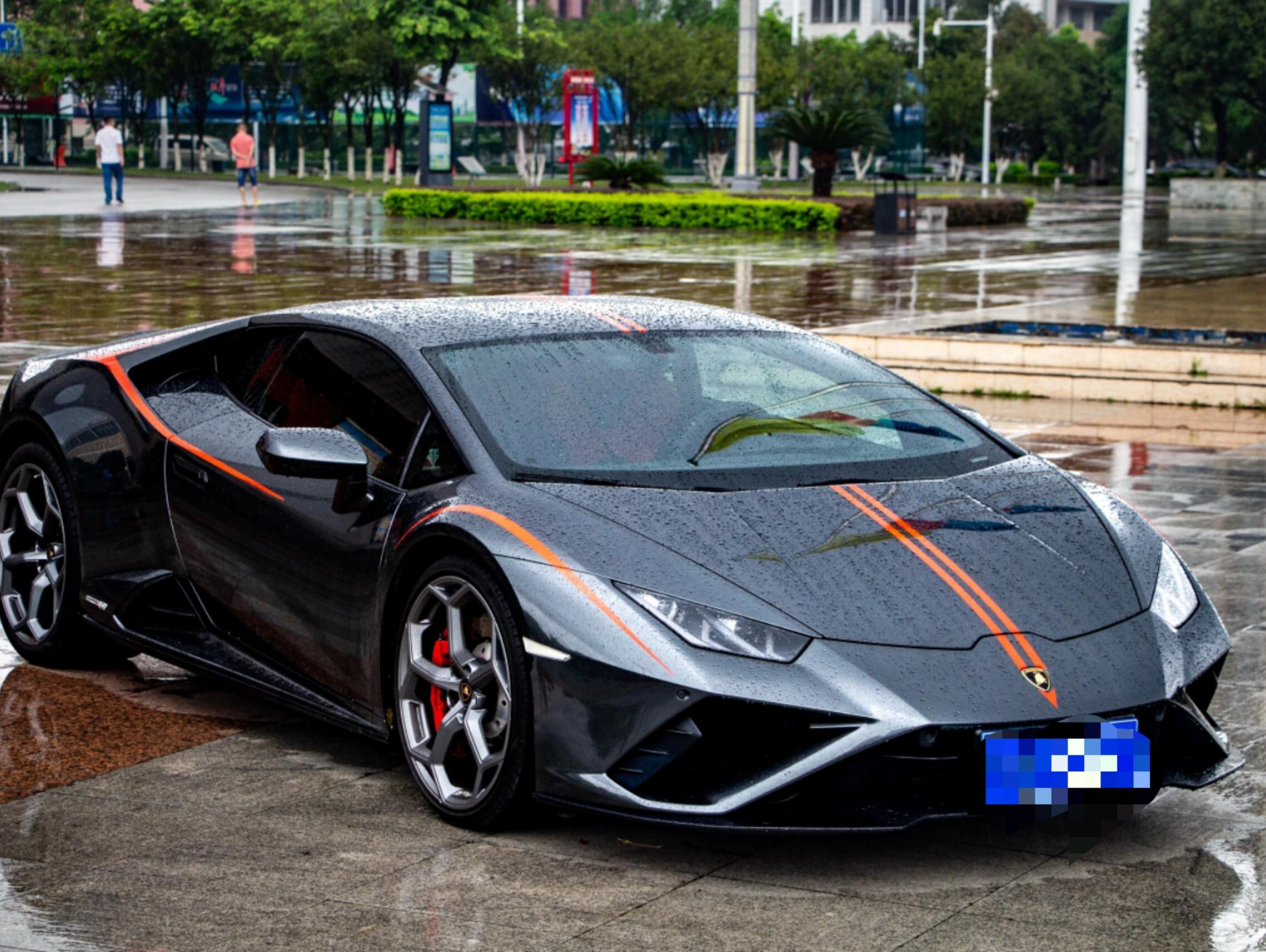 二手兰博基尼 Huracán 黑色/黑色 2020款 Huracán EVO RWD