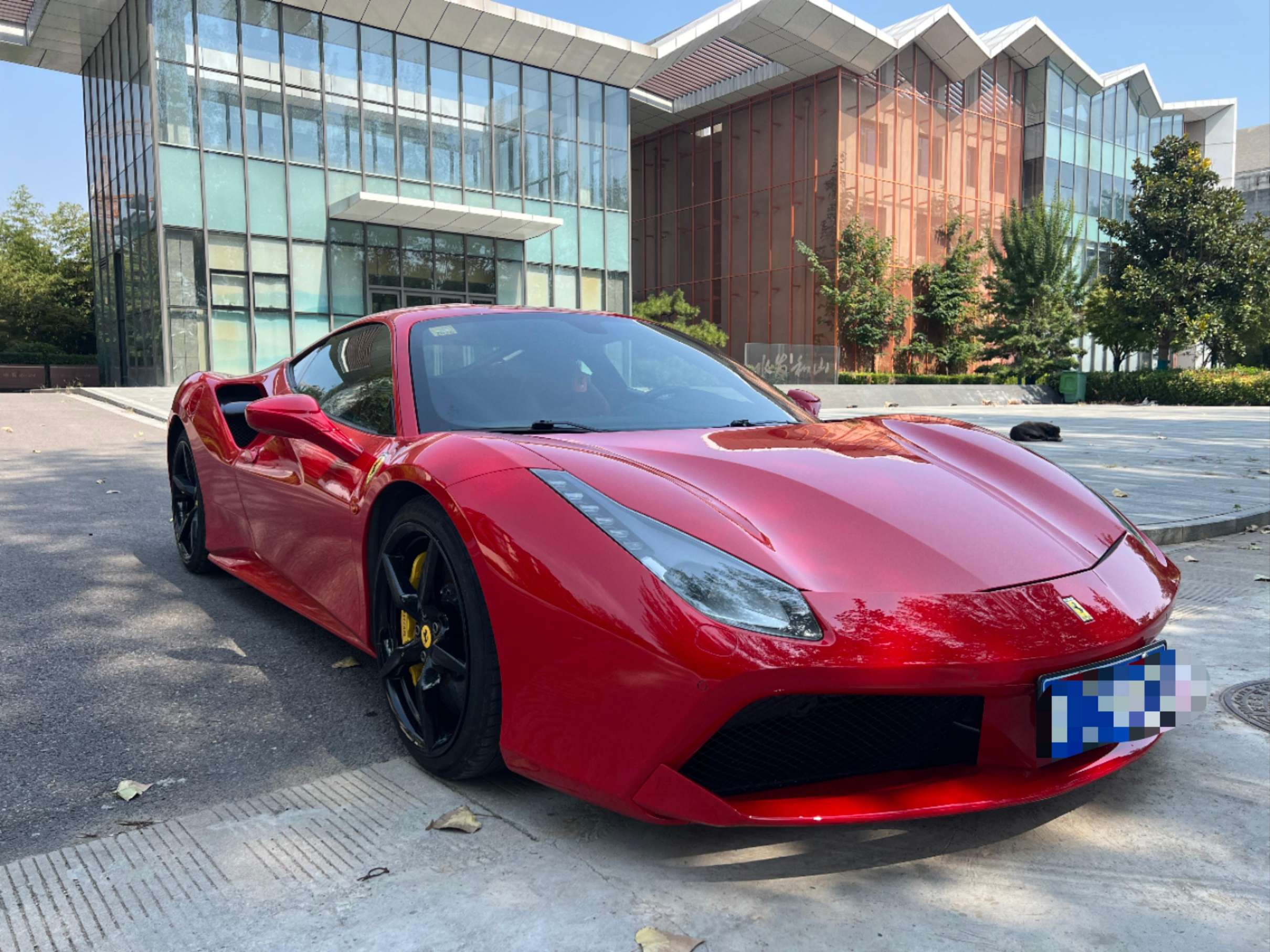 二手法拉利 488 红色/红色 2015款 488 GTB