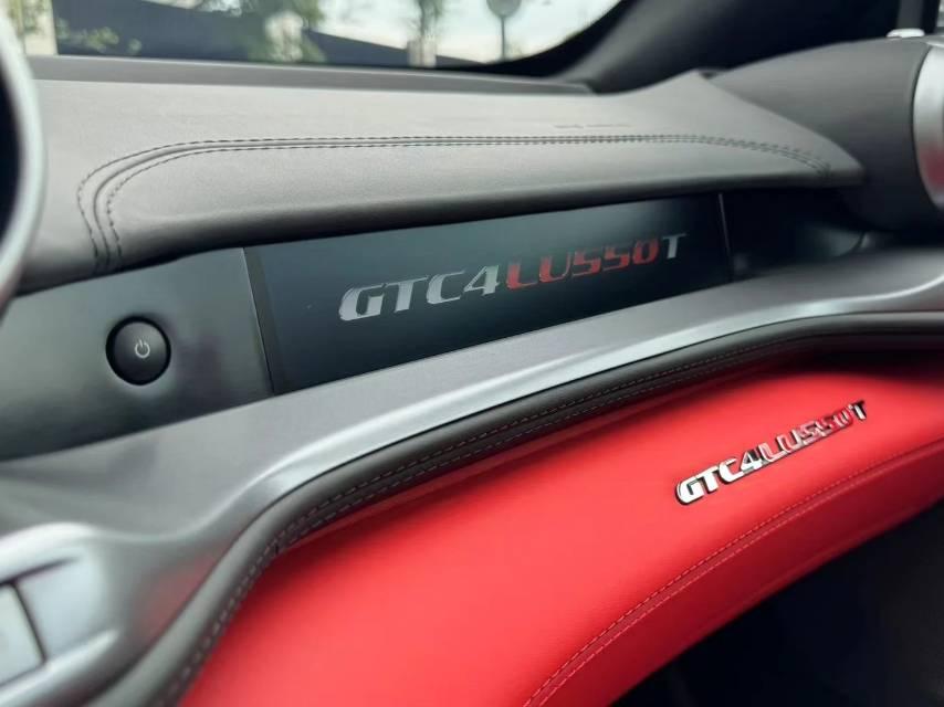 二手法拉利 GTC4 Lusso 黑色/红色 2017款 3.9T V8
