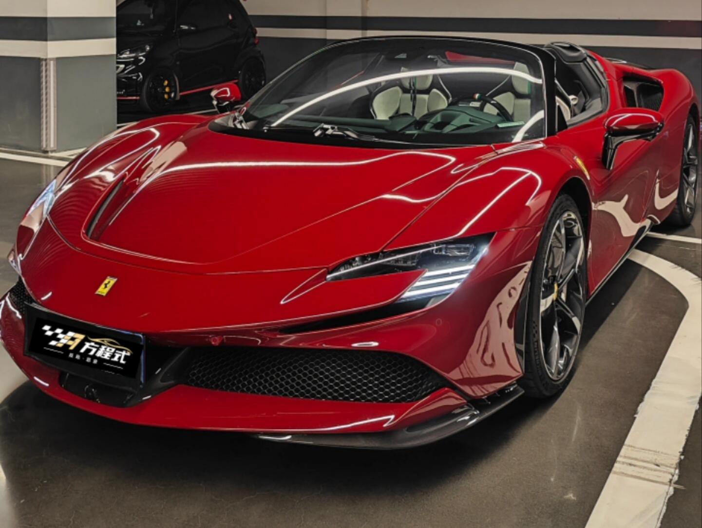 二手法拉利 SF90 红色/白色 2021款 3.9T V8 Spider