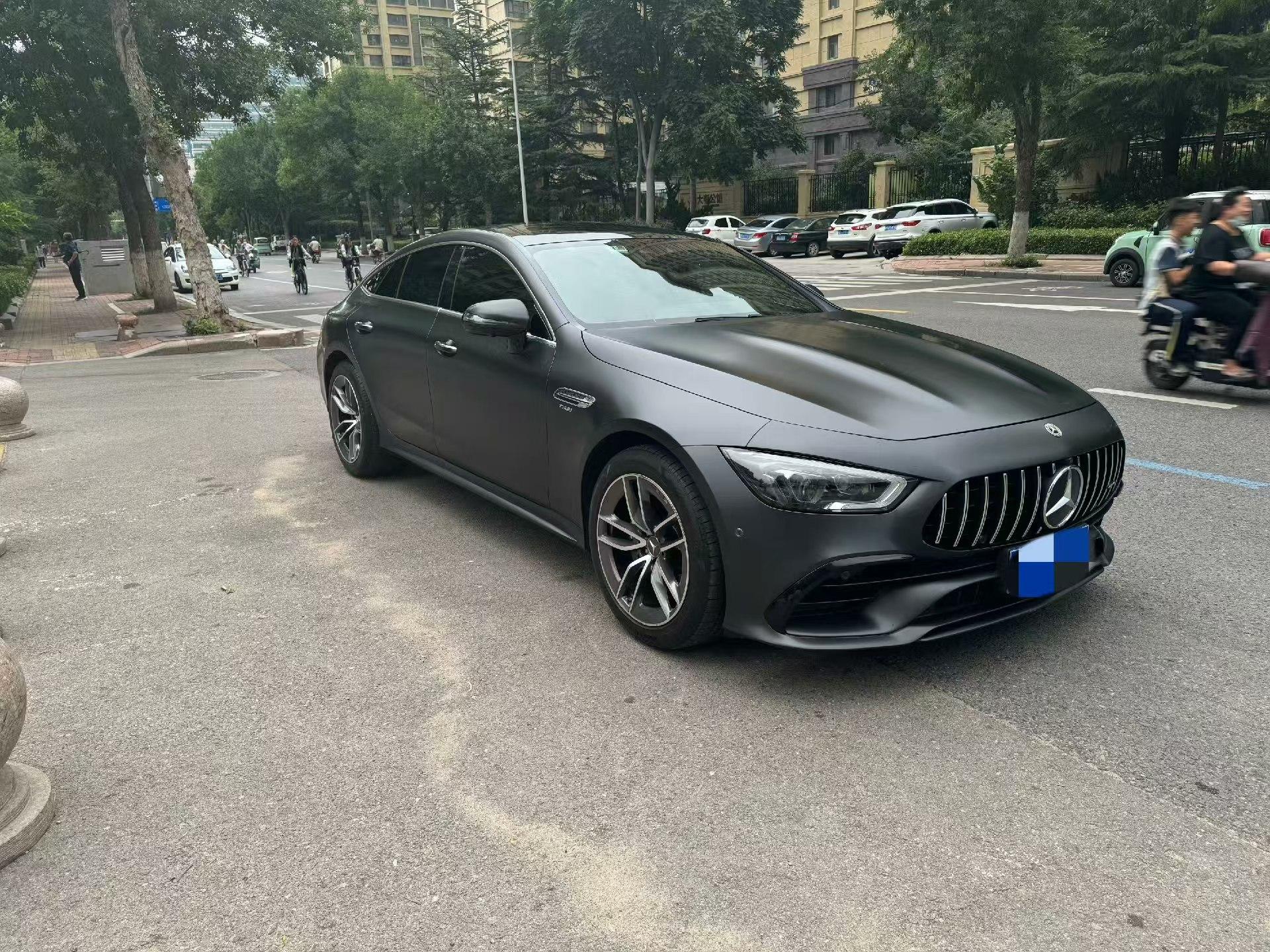 二手奔驰 AMG GT 灰色/黑色 2019款 AMG GT 50 四门跑车