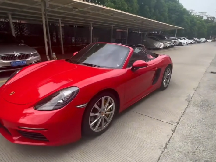 二手保时捷 718 红色/黑色 2019款 Boxster T 2.0T