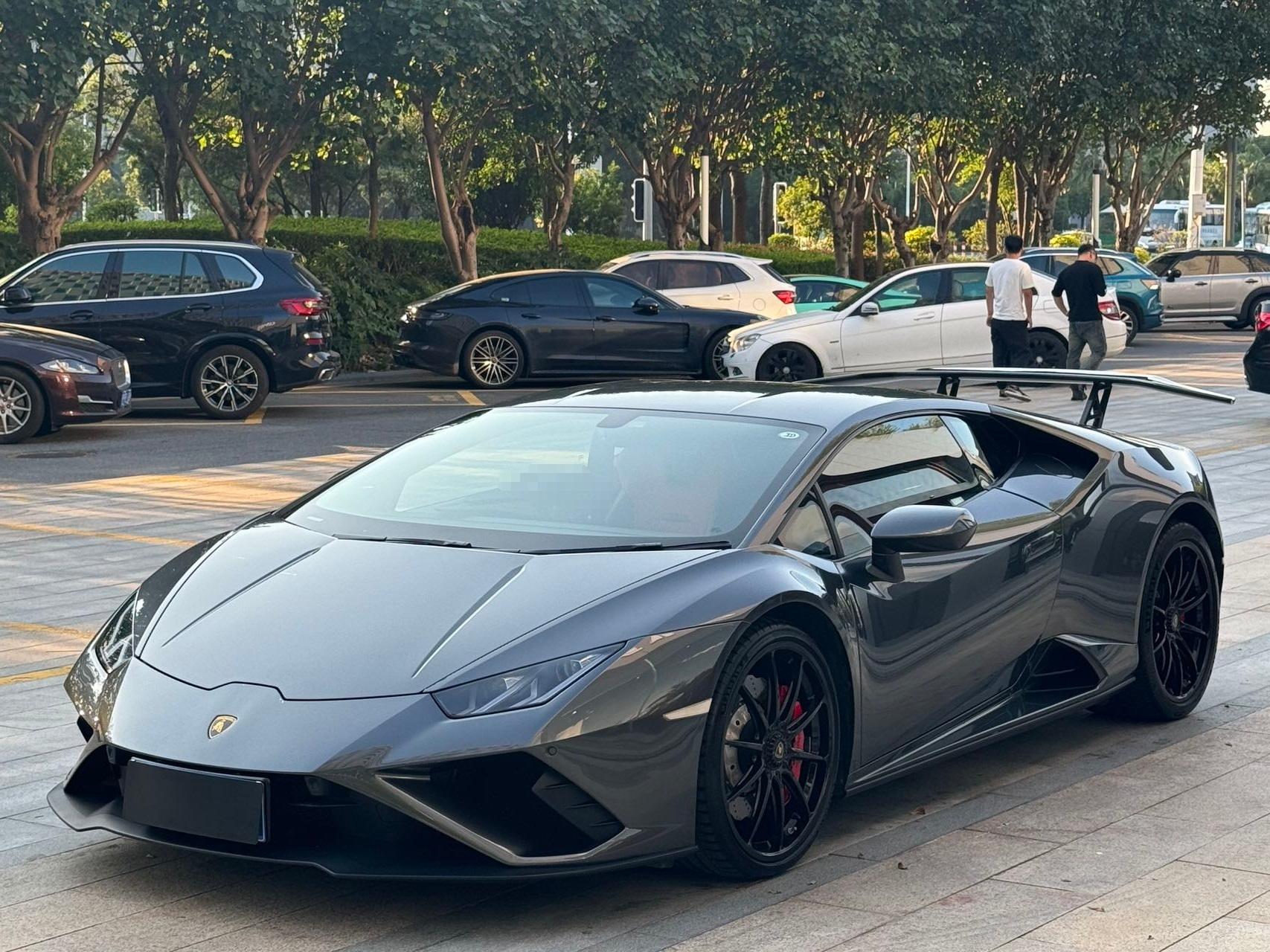 二手兰博基尼 Huracán 灰色/红色 2020款 Huracán EVO RWD