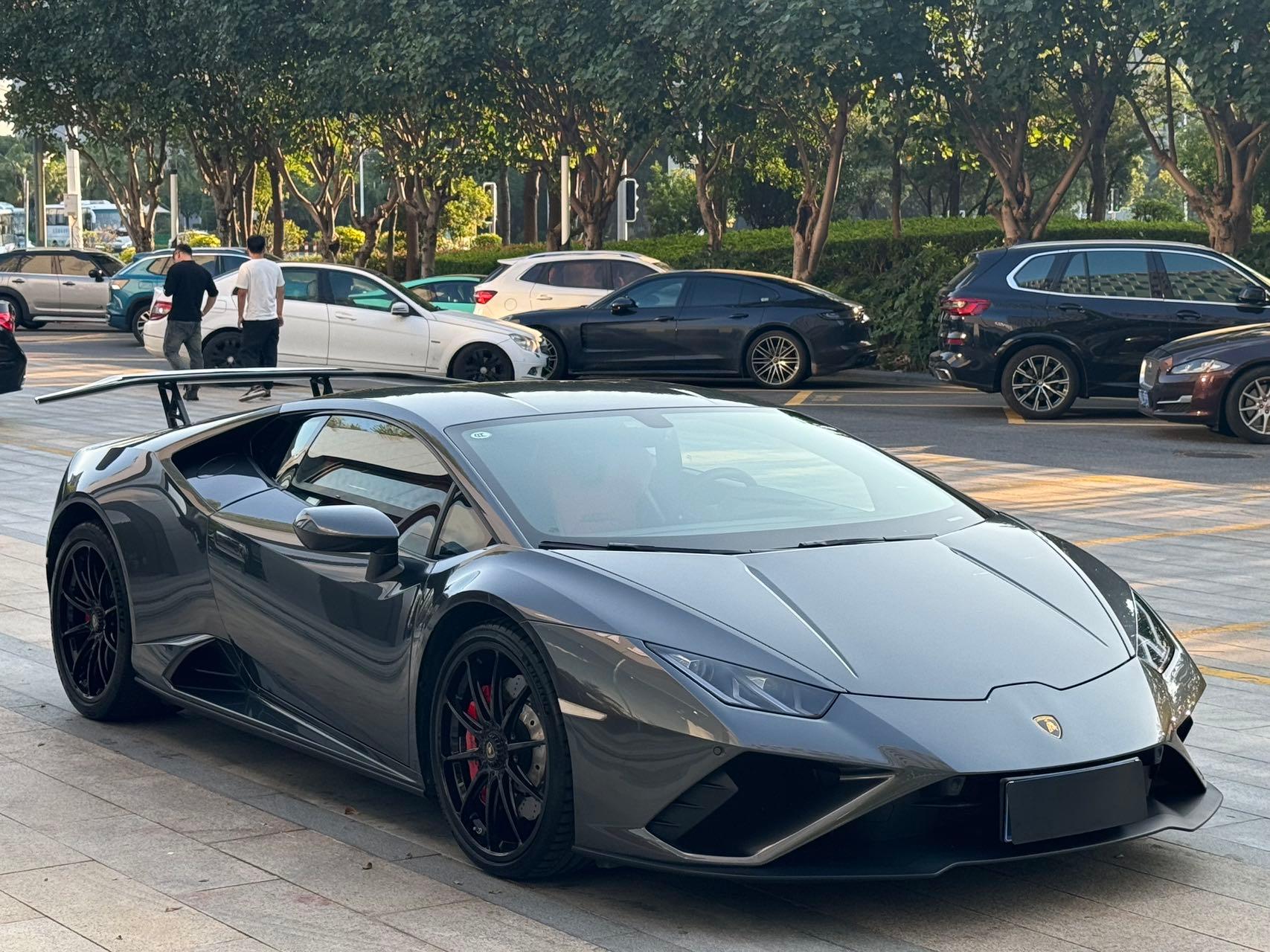 二手兰博基尼 Huracán 灰色/红色 2020款 Huracán EVO RWD