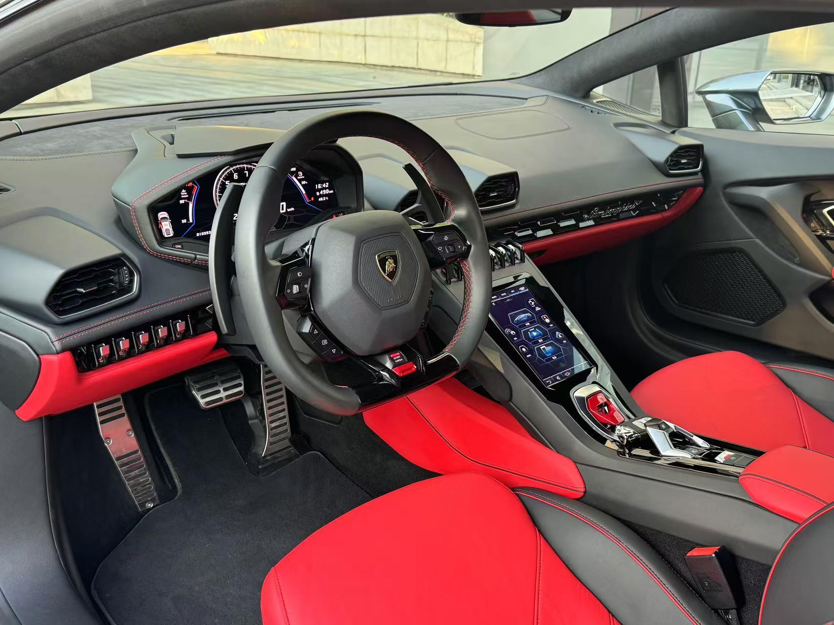二手兰博基尼 Huracán 灰色/红色 2020款 Huracán EVO RWD