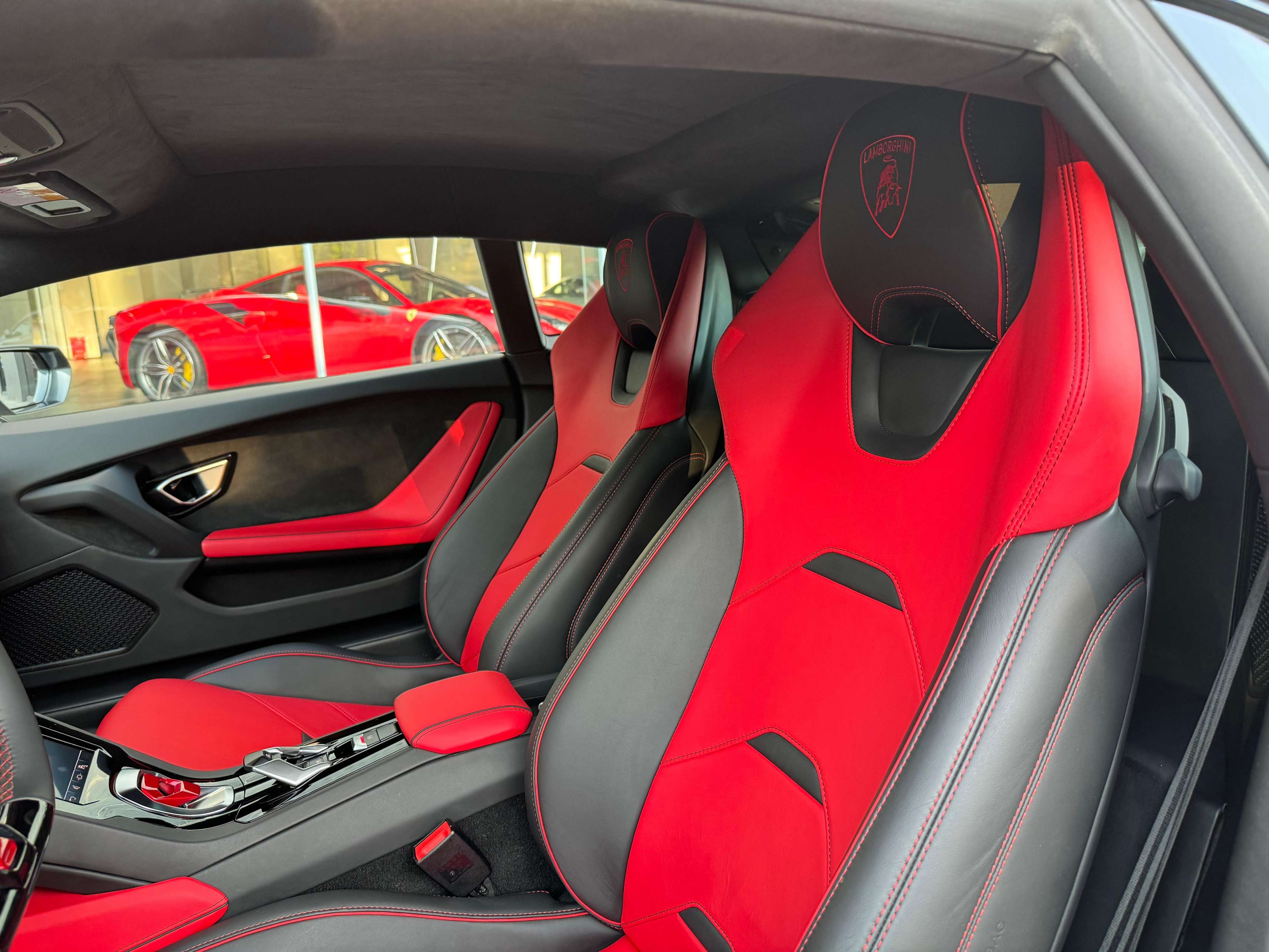 二手兰博基尼 Huracán 灰色/红色 2020款 Huracán EVO RWD