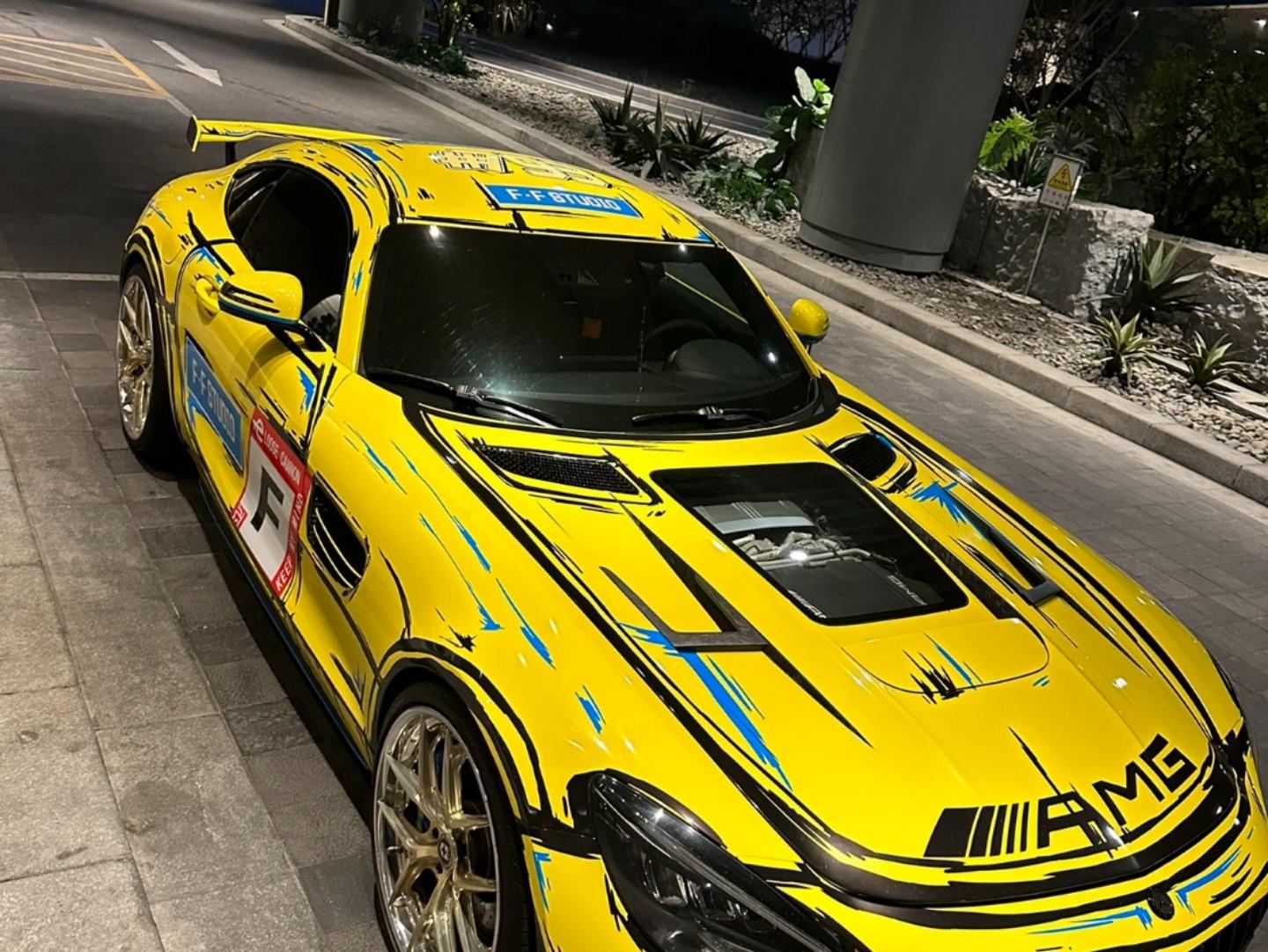 二手奔驰 AMG GT 灰色/黑色 2021款 暗夜特别版