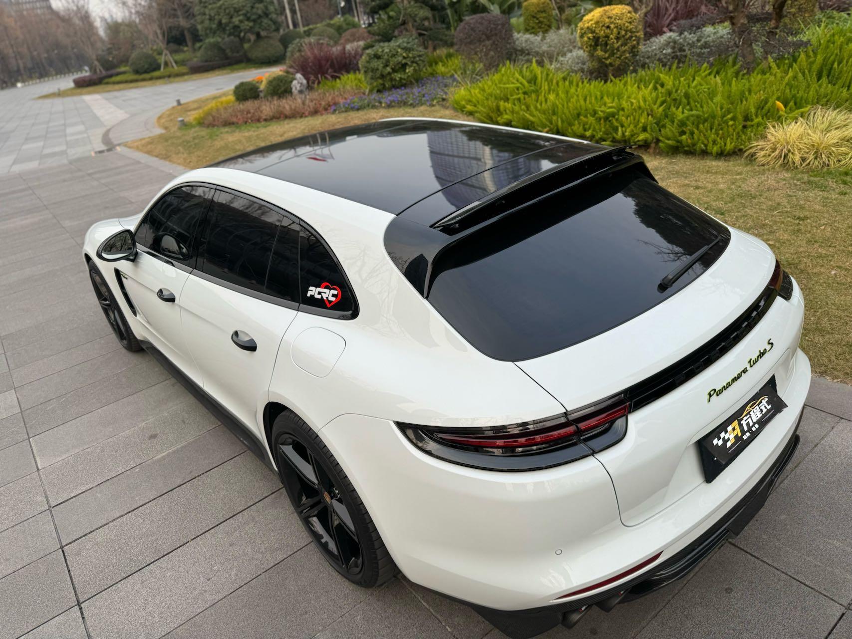 二手保时捷 Panamera 蓝色/棕色 Panamera Turbo EHybridSport Turismo 4.0T2022款 中规版