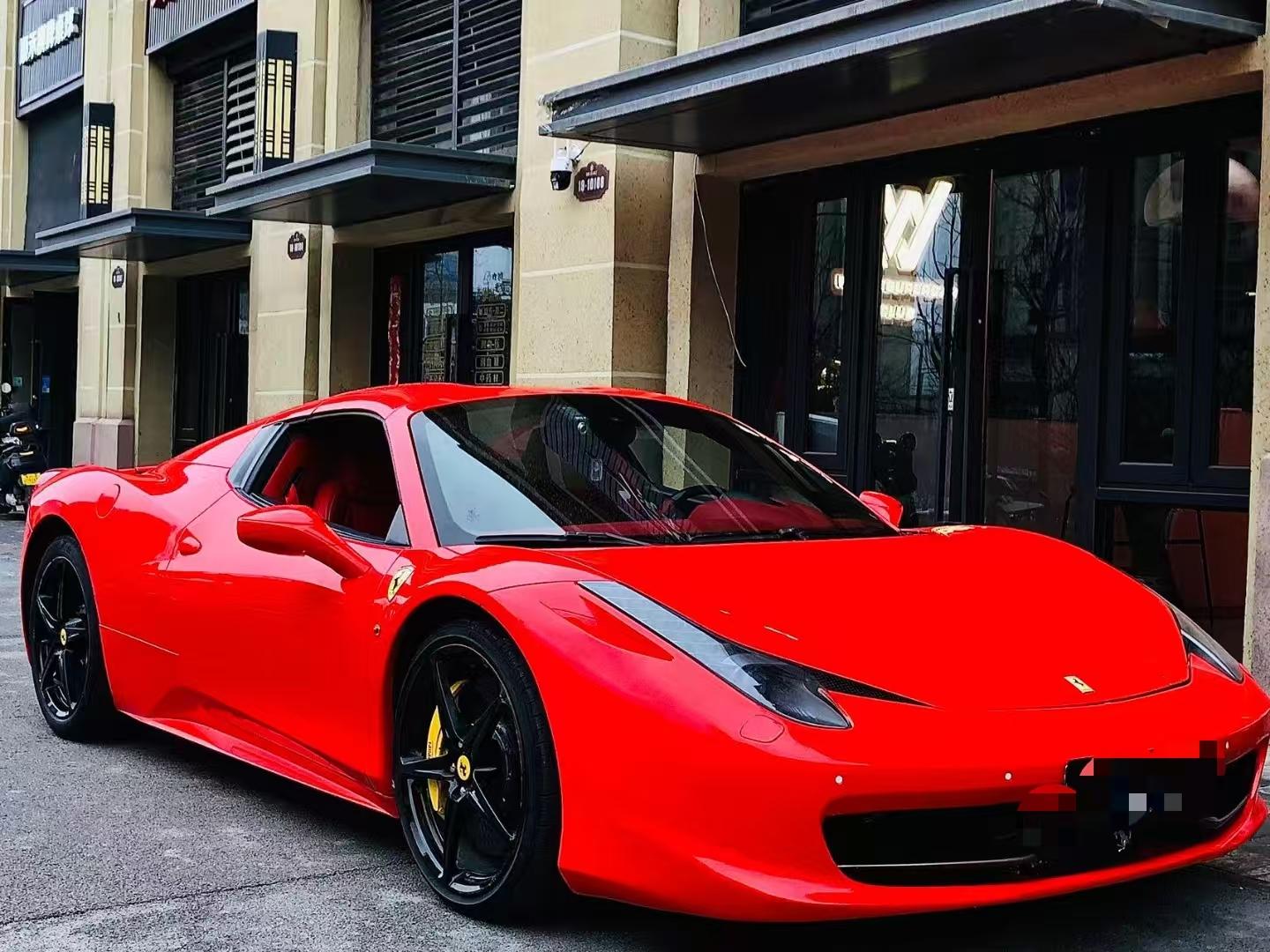 二手法拉利 458 红色/红色 2013款 4.5L Spider