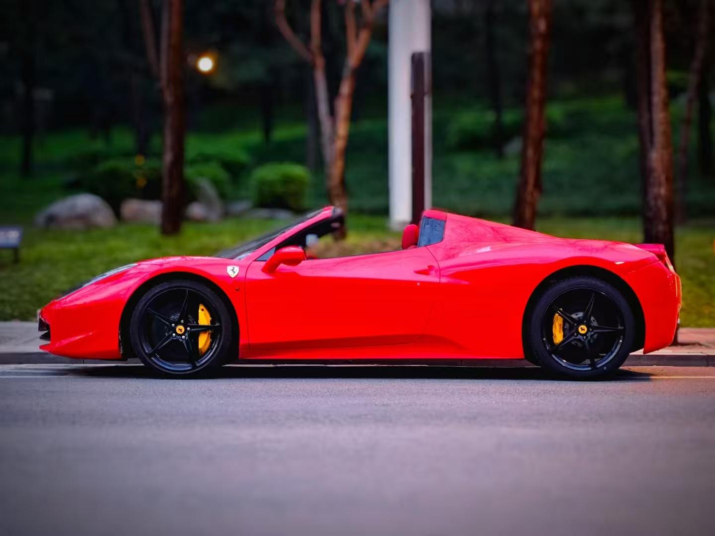 二手法拉利 458 红色/红色 2013款 4.5L Spider