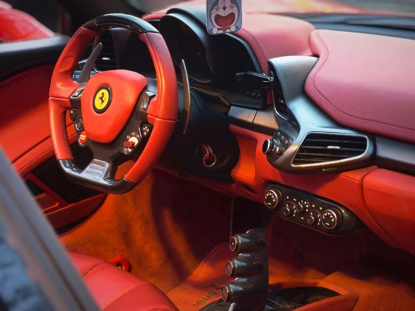二手法拉利 458 红色/红色 2013款 4.5L Spider