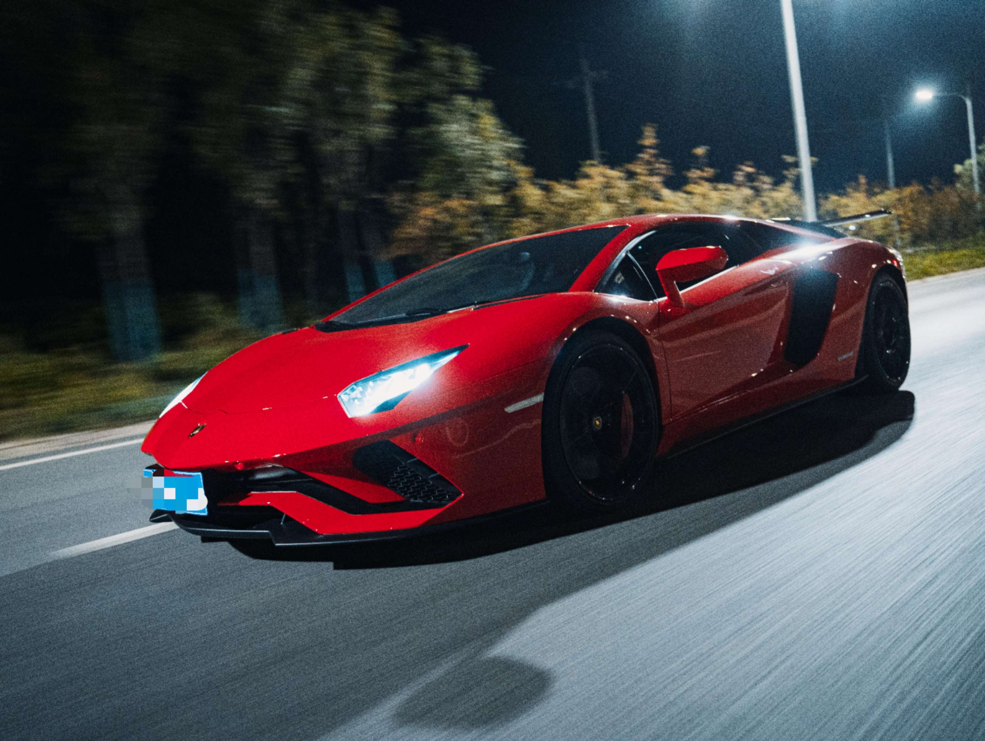 二手兰博基尼 Aventador 红色/黑红 2017款 Aventador S