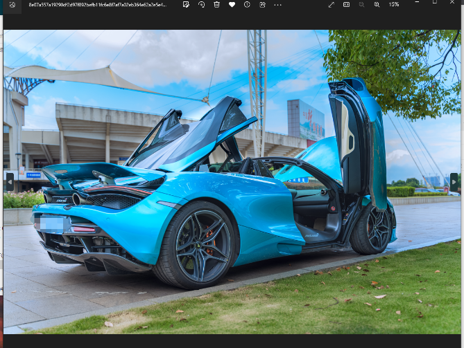 二手迈凯伦 720S 伯利兹蓝/白色 2019款 4.0T Spider P版