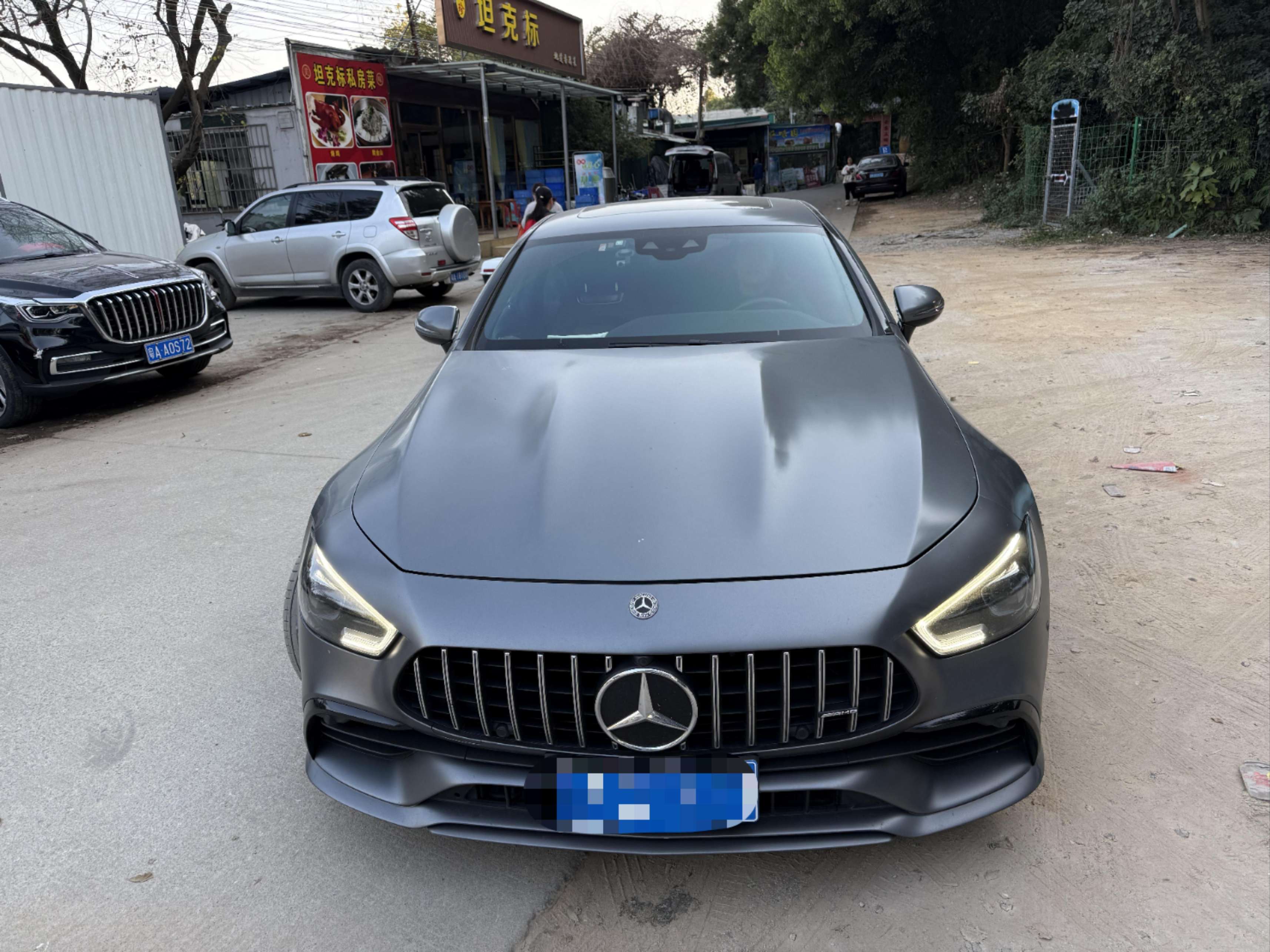 二手奔驰 AMG GT 灰色/黑色 2019款 AMG GT 50 四门跑车