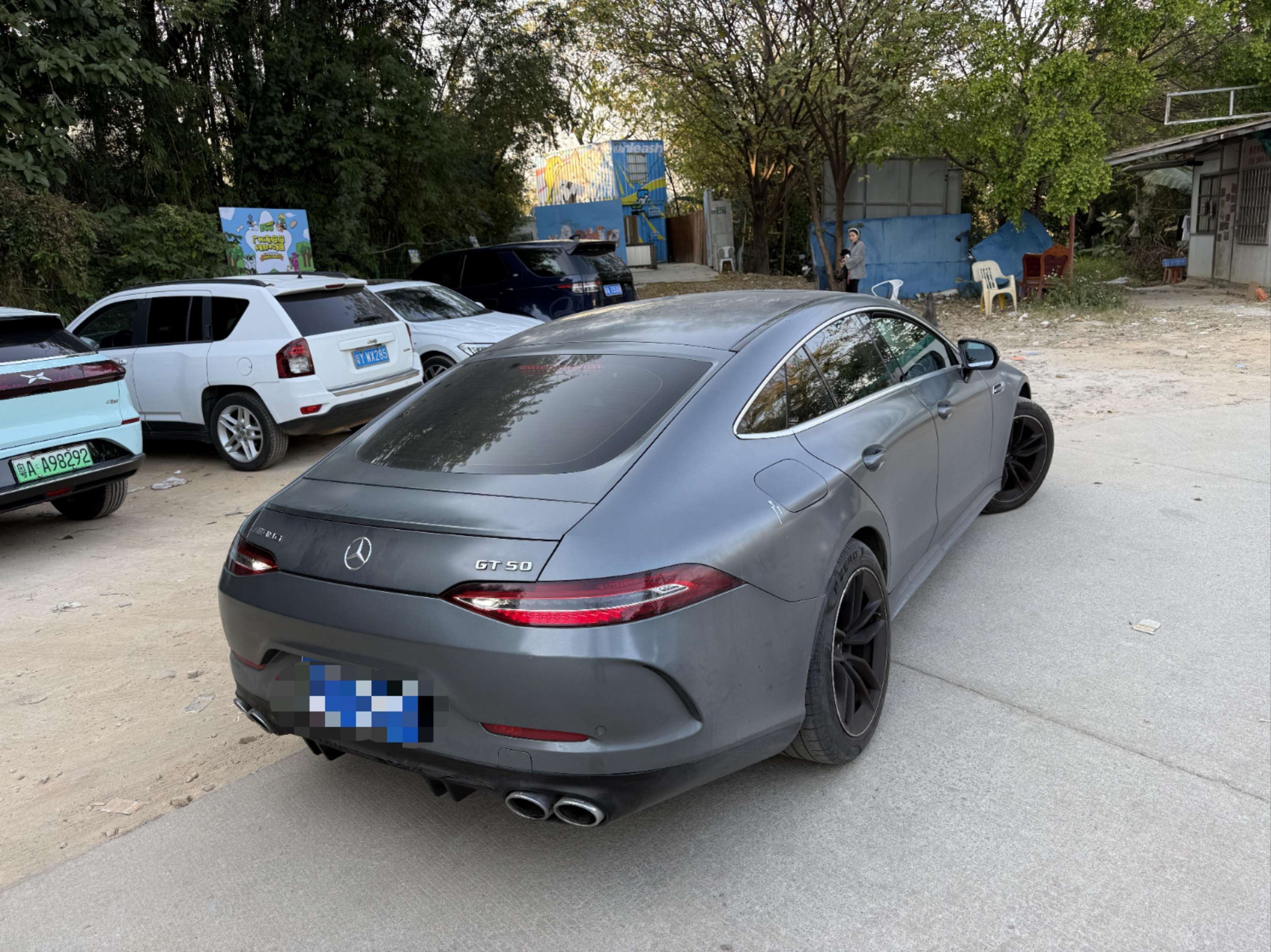 二手奔驰 AMG GT 灰色/黑色 2019款 AMG GT 50 四门跑车