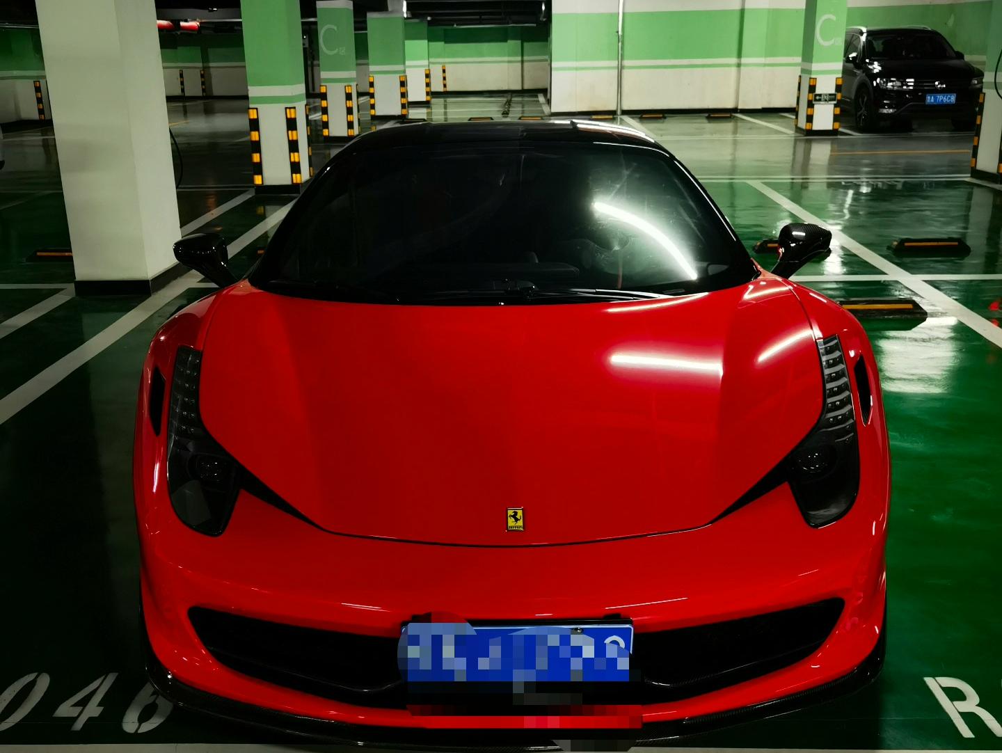 二手法拉利 458 黄色/黑色 2011款 4.5L Italia