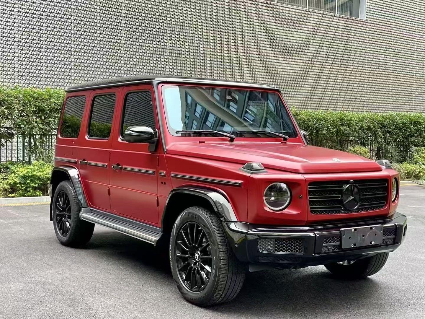 二手奔驰 奔驰G级 红色/黑色 2021款 G 500 炽炎特别版