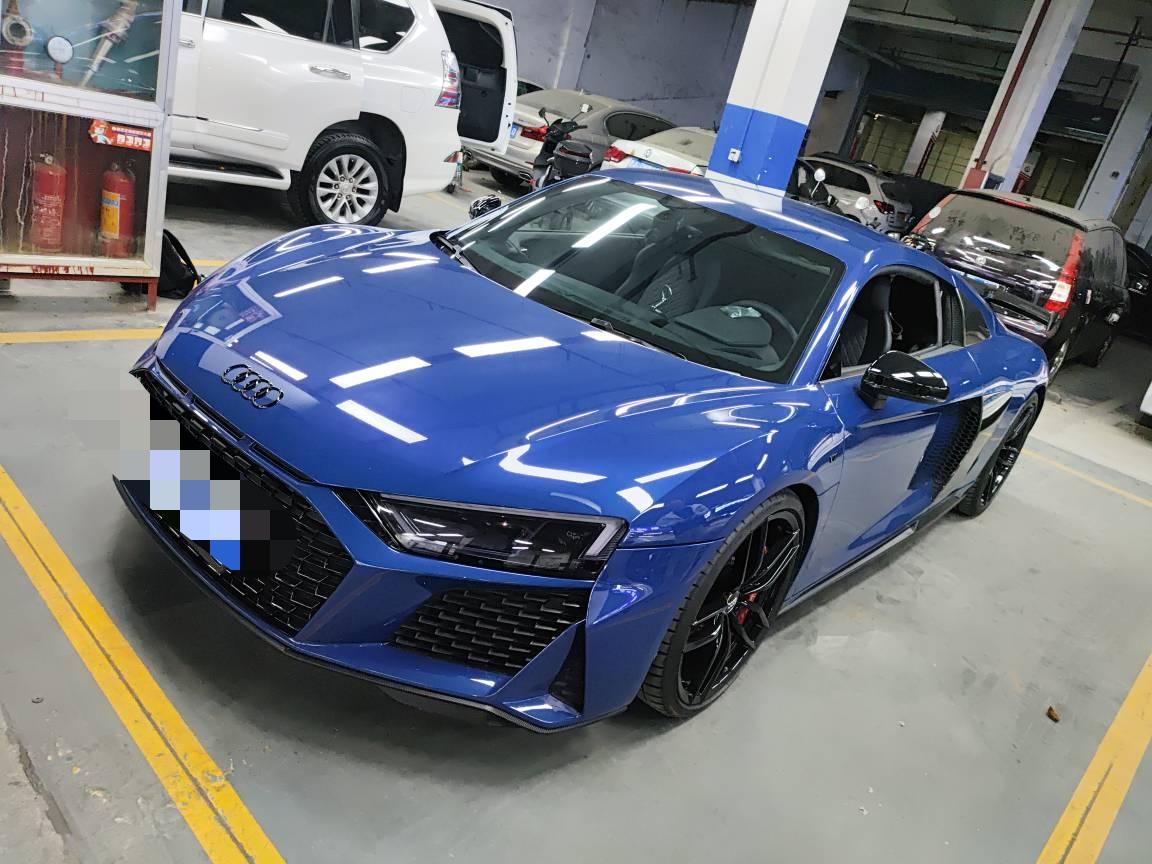 二手奥迪 R8 蓝色/黑色 2022款 5.2L Coupe Performance