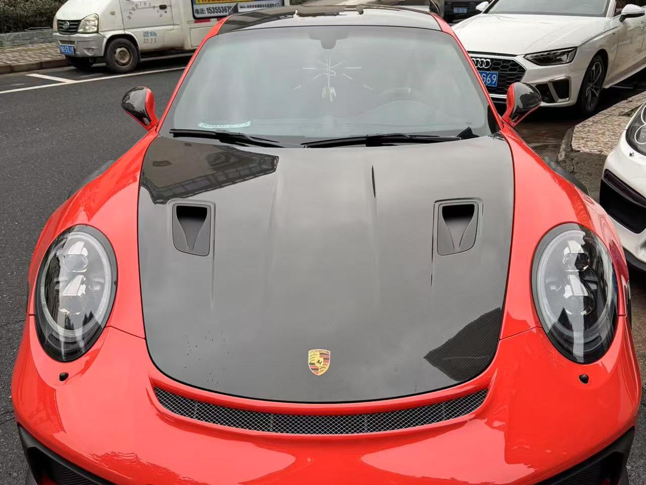 二手保时捷 911 熔岩橙/黑色 GT3RS 中规版