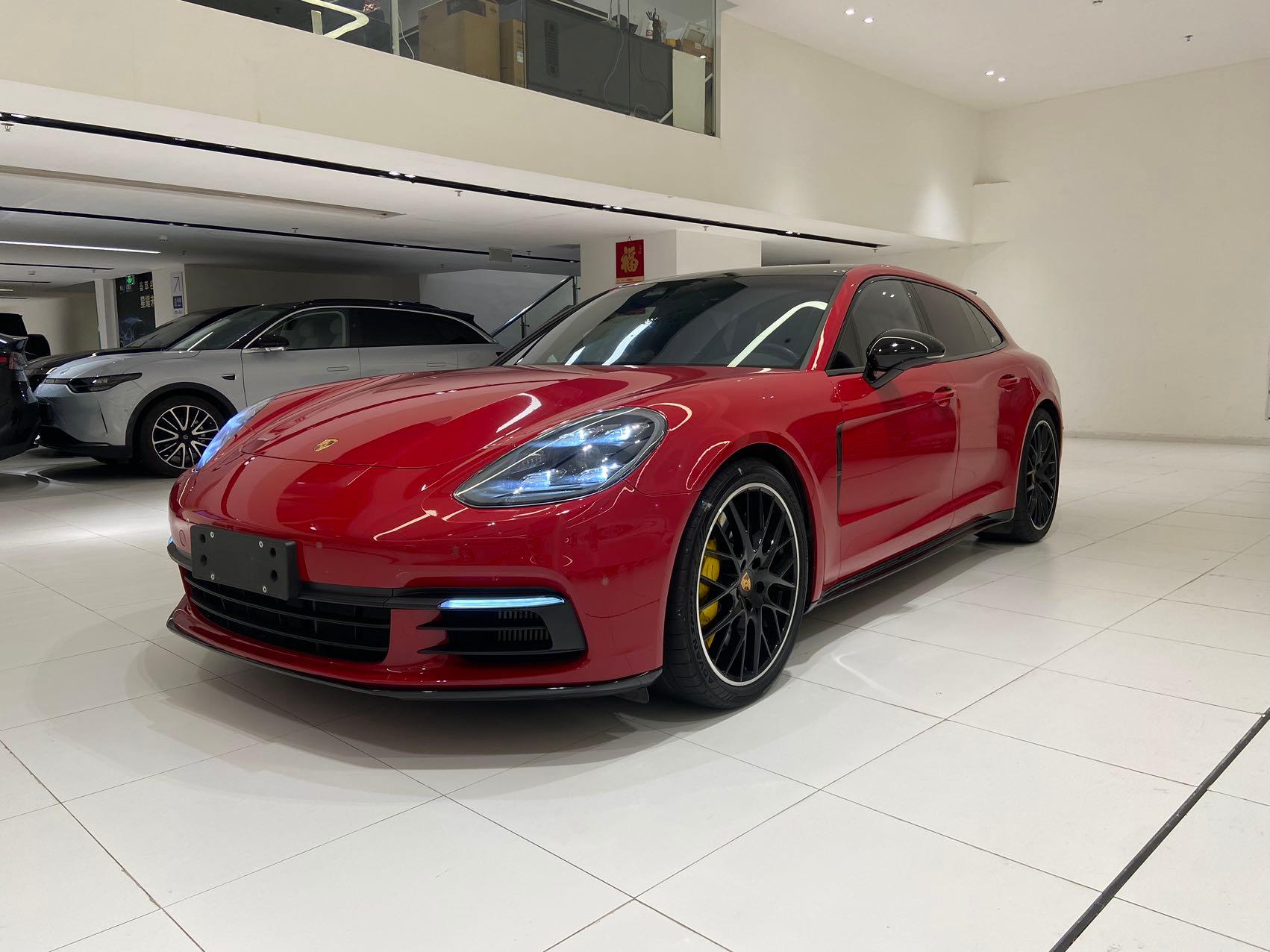 二手保时捷 Panamera 红色/黑色 2017款 4S 猎装版 2.9T