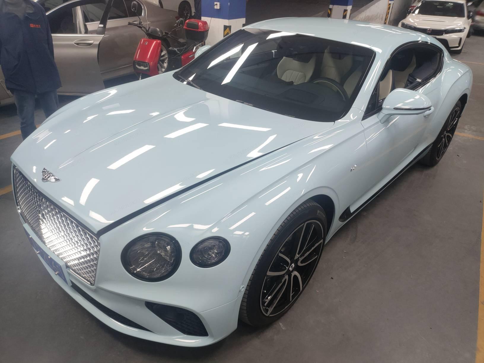 二手宾利 欧陆GT 蓝色/白色 2020款 4.0T GT V8