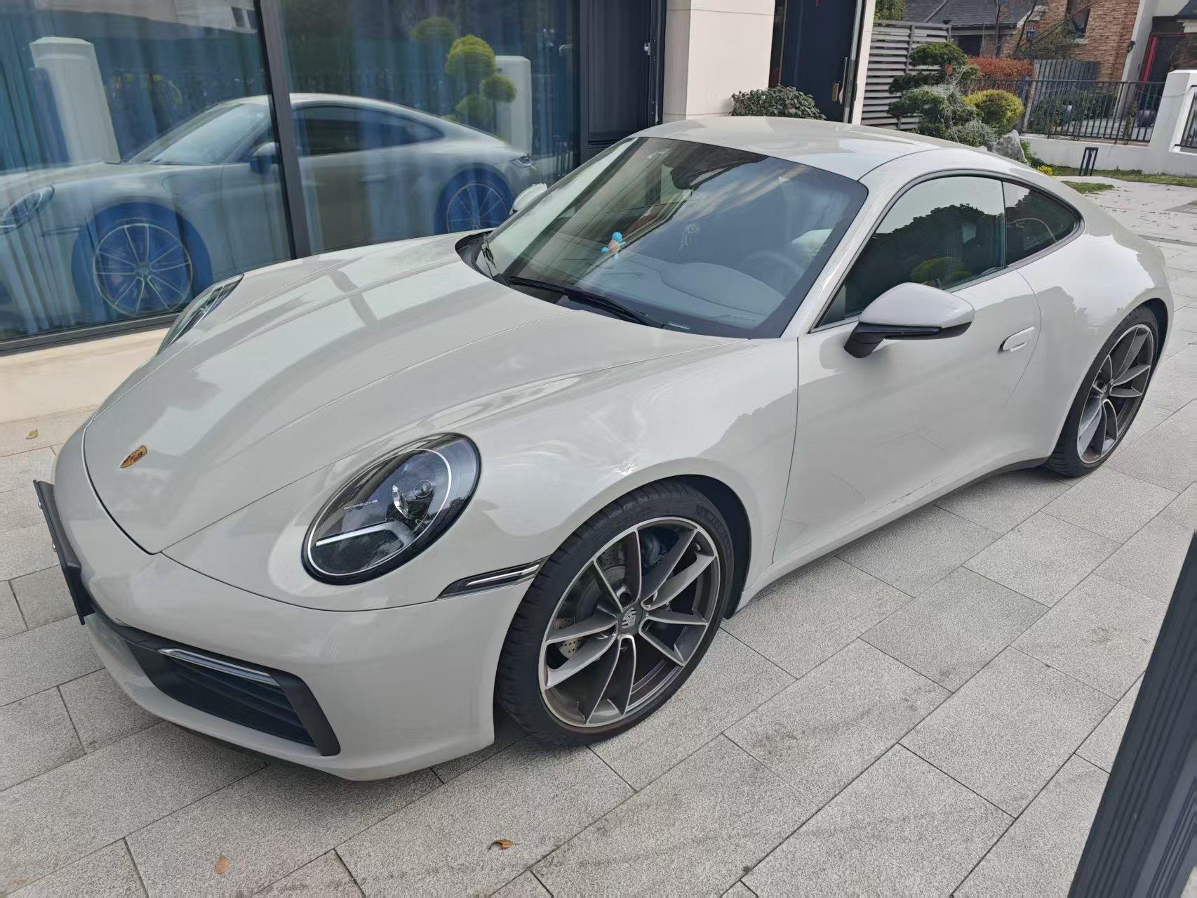 二手保时捷 911 灰色/黑色 2023款  Carrera 3.0T