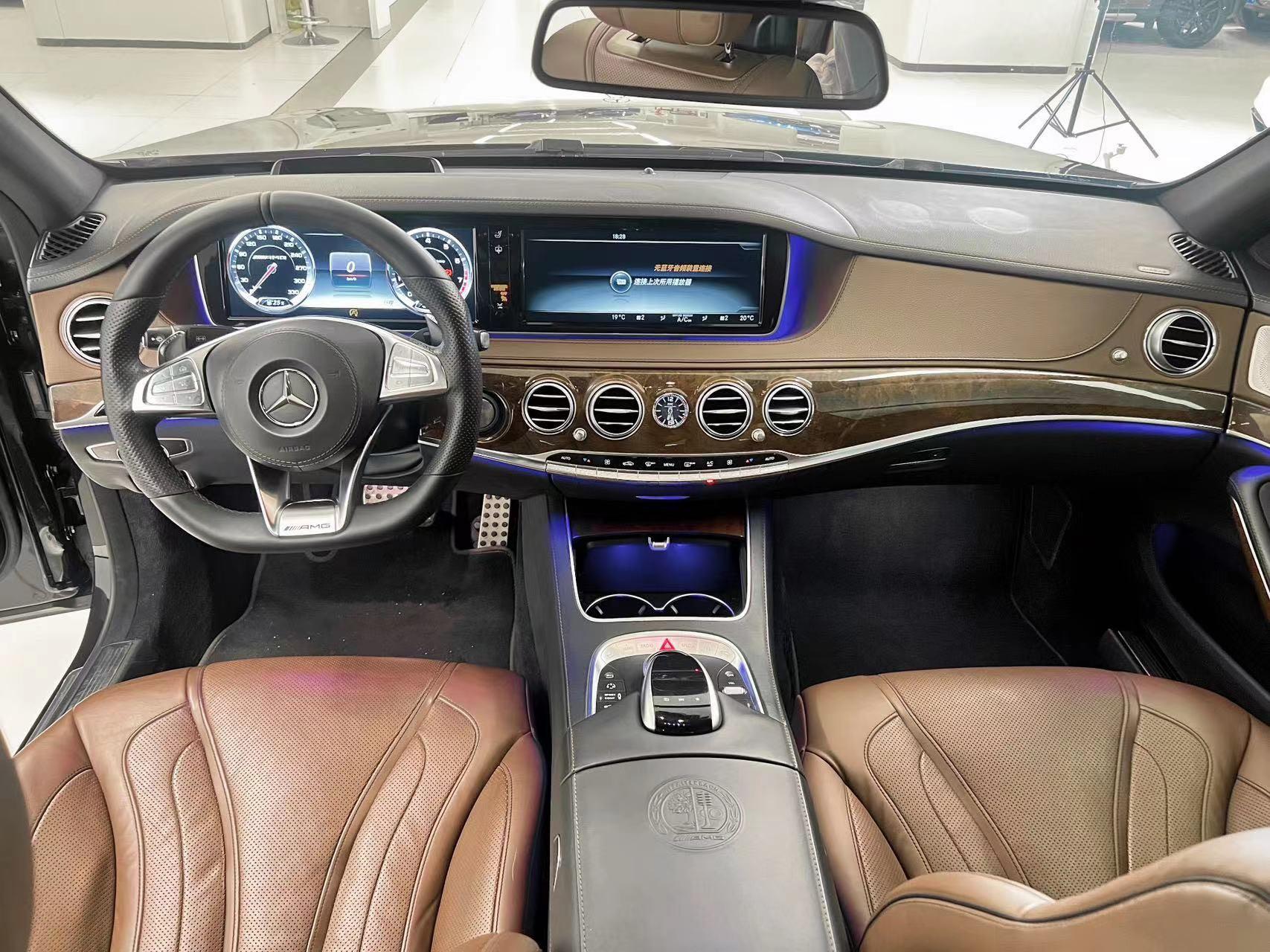 二手奔驰 AMG 黑色/棕色 2015款 AMG S63 4MATIC Coupe
