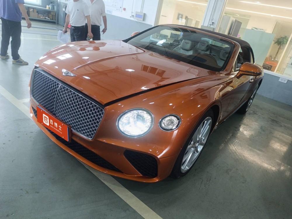 二手宾利 欧陆GT 橘色/褐色 宾利 欧陆6.0T GT W12敞篷版  欧规版