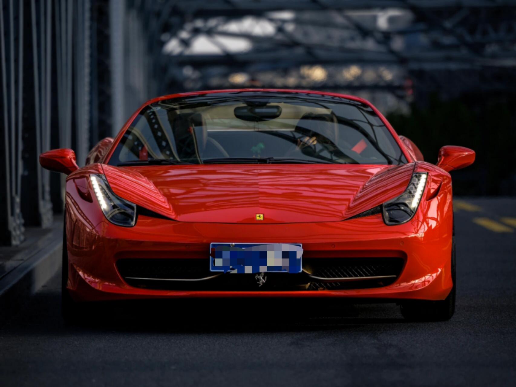 二手法拉利 458 红色/黑色 2013款 4.5L Spider