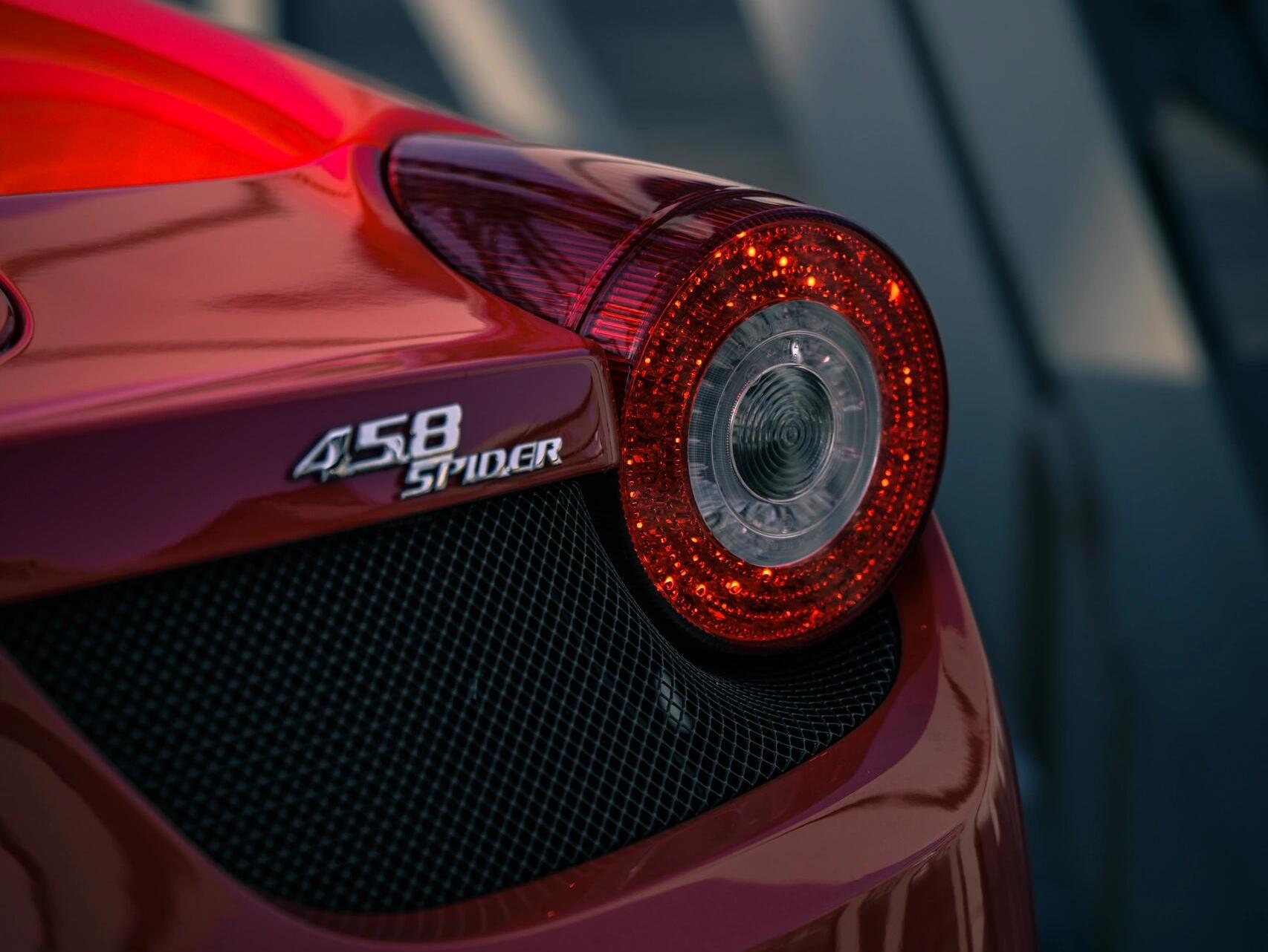 二手法拉利 458 红色/黑色 2013款 4.5L Spider
