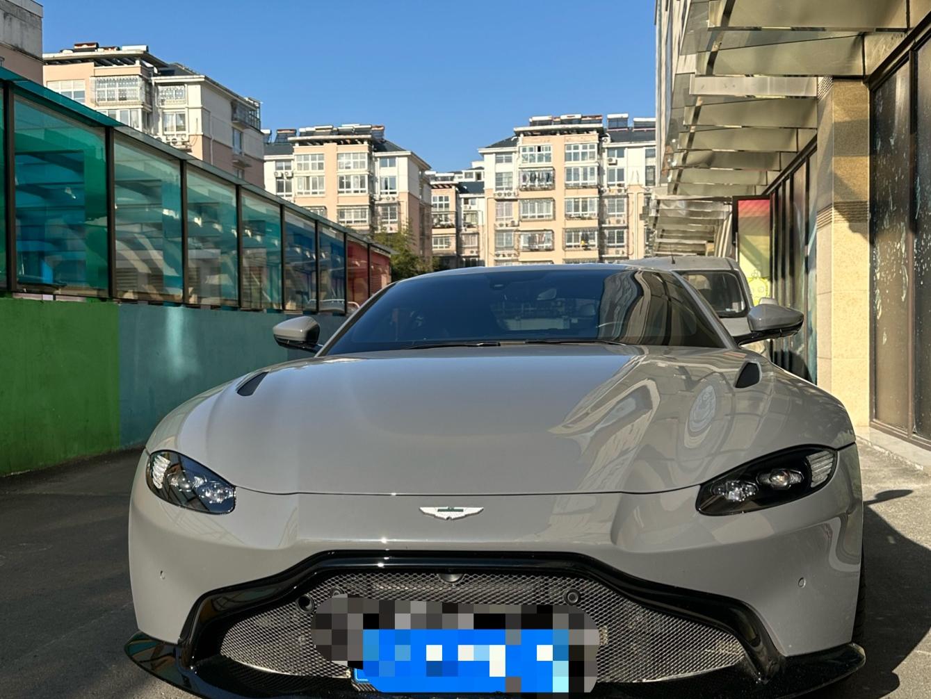 二手阿斯顿·马丁 V8 Vantage 灰色/黑色 2020款 4.0T V8 Coupe