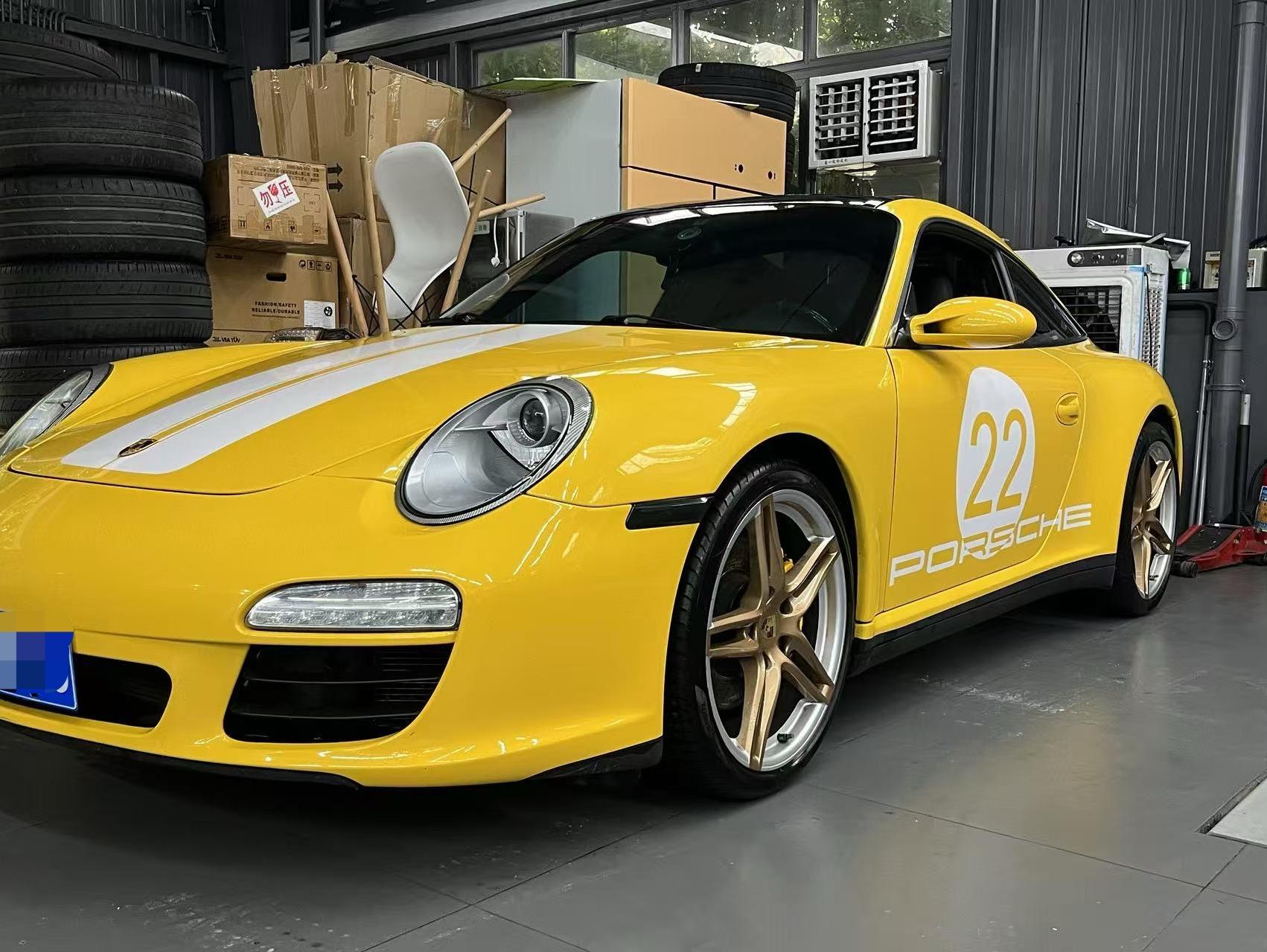 二手保时捷 911 黄色/黑色 2012款 Carrera S Cabriolet 3.8L