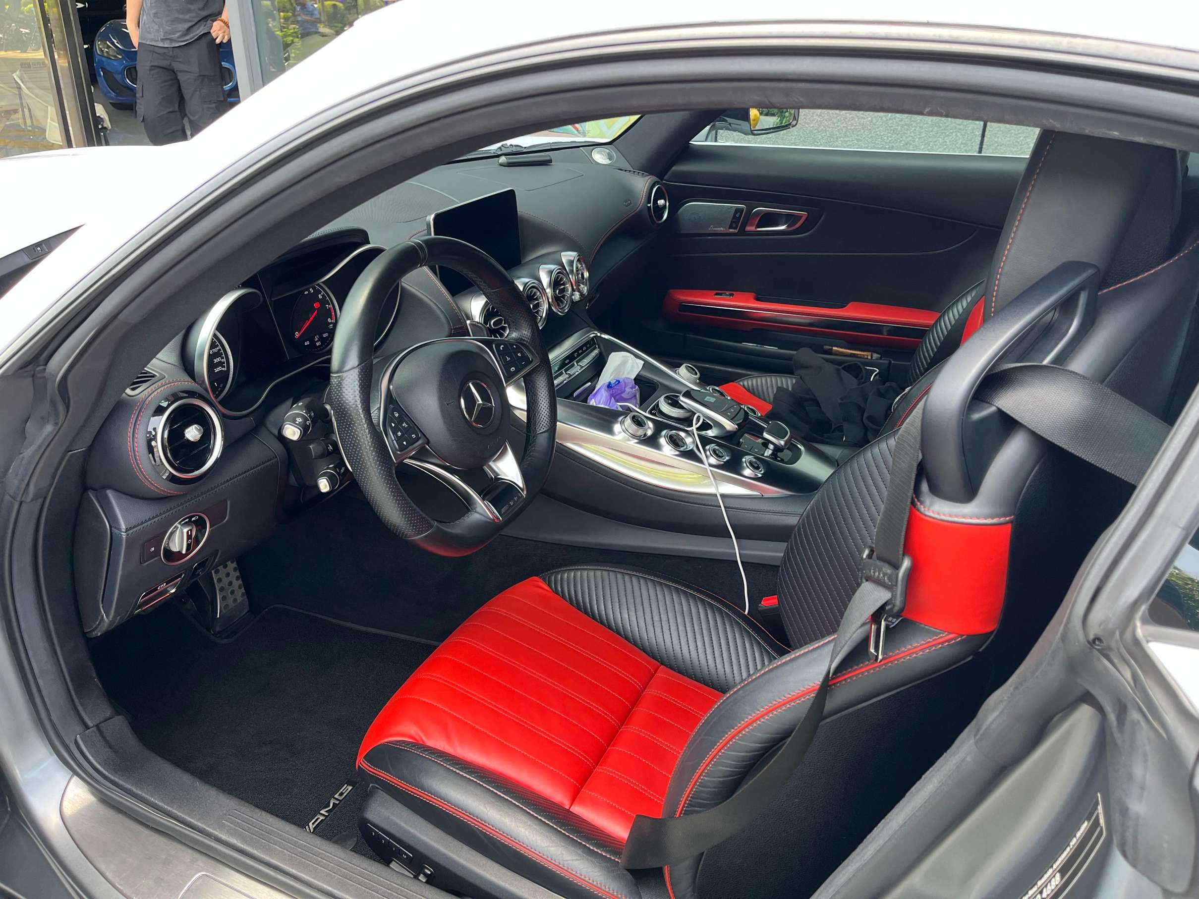 二手奔驰 AMG GT 灰色/红色 2016款