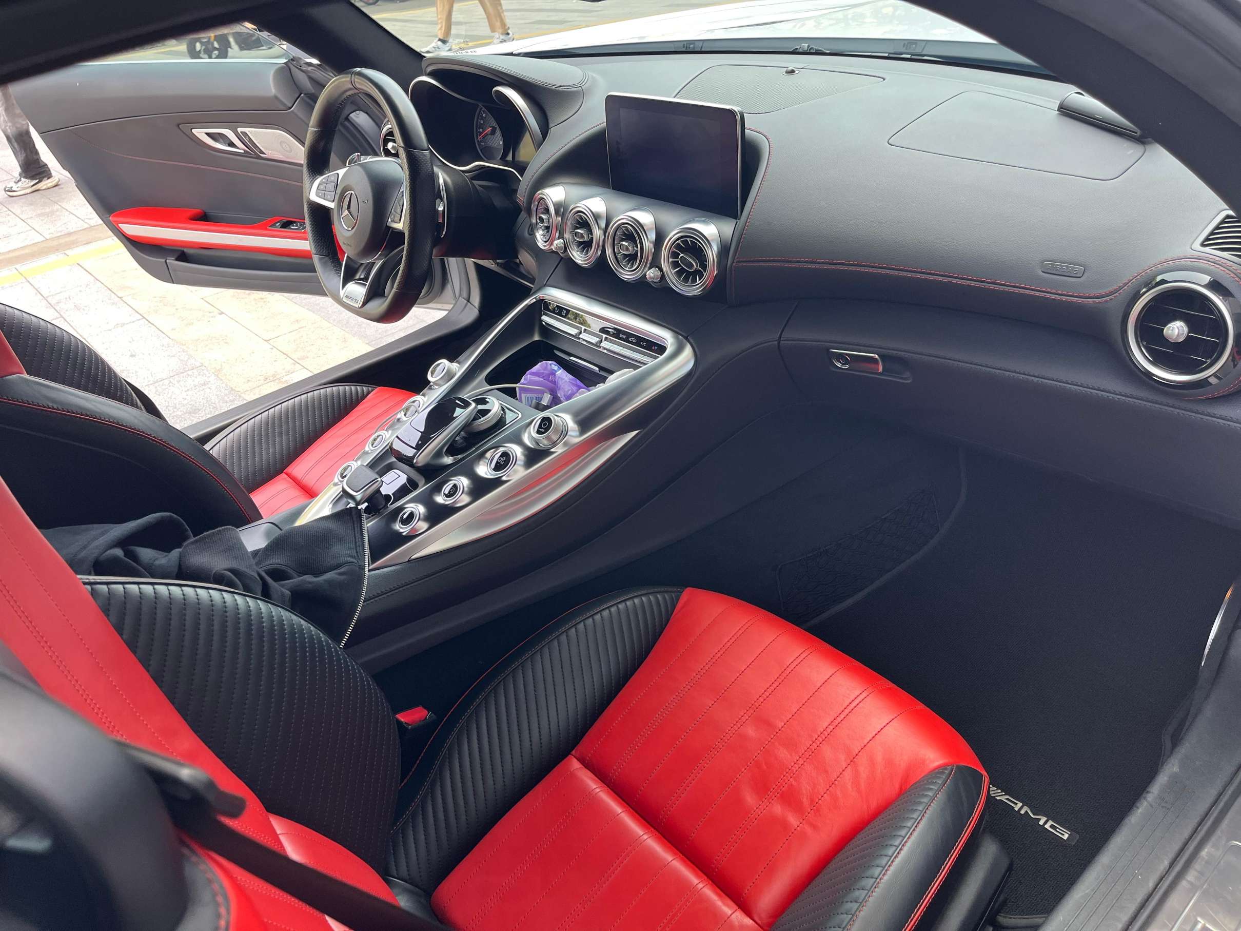 二手奔驰 AMG GT 灰色/红色 2016款