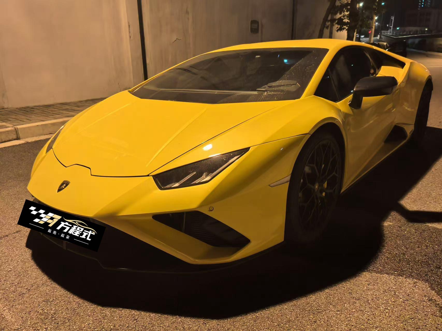 二手兰博基尼 Huracán 黄色/黑色 2020款 Huracán EVO RWD