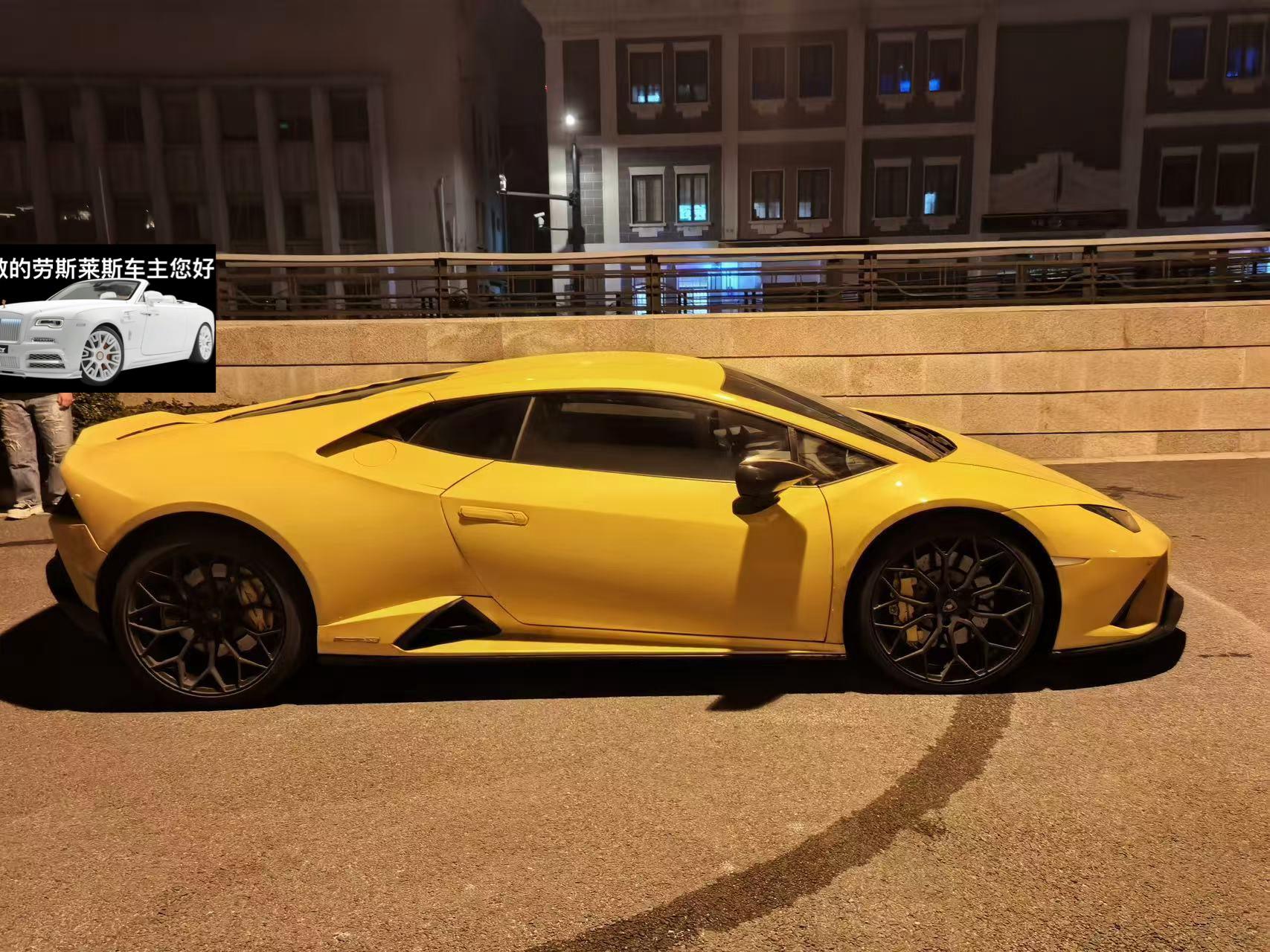 二手兰博基尼 Huracán 黄色/黑色 2020款 Huracán EVO RWD
