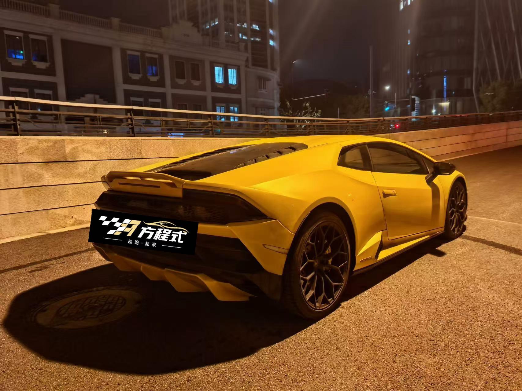 二手兰博基尼 Huracán 黄色/黑色 2020款 Huracán EVO RWD