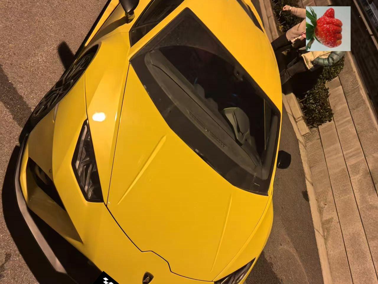 二手兰博基尼 Huracán 黄色/黑色 2020款 Huracán EVO RWD