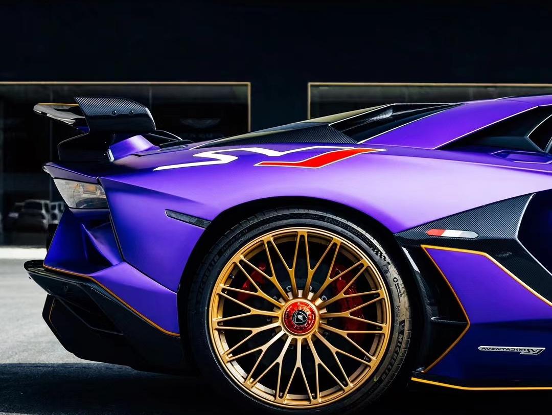 二手兰博基尼 Aventador 橙色/黑色 2017款 Aventador S