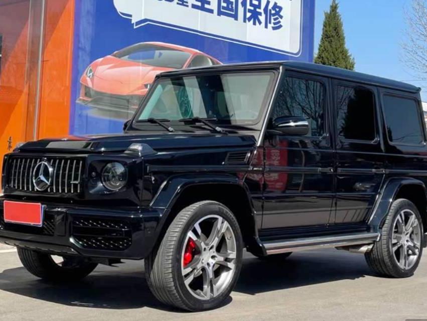 二手奔驰 奔驰G级 黑色/黑色 奔驰G350D  中规版
