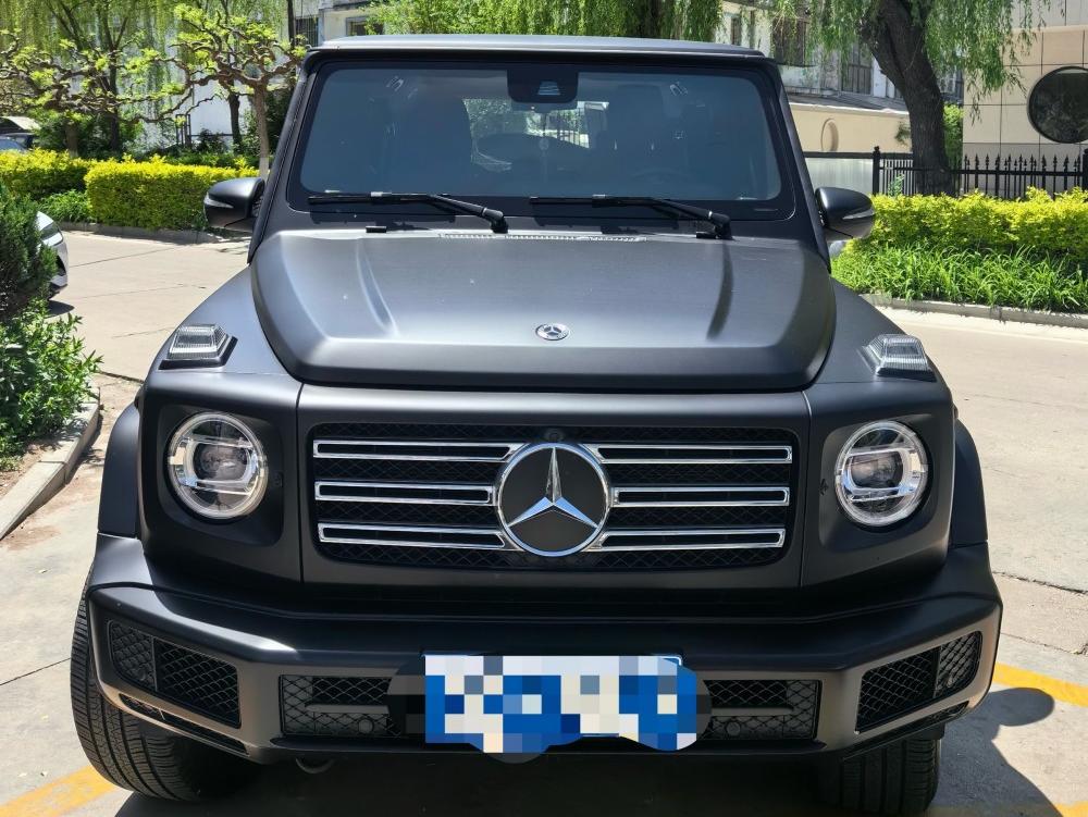 二手奔驰 奔驰G级 黑色/红色 2023款 G500