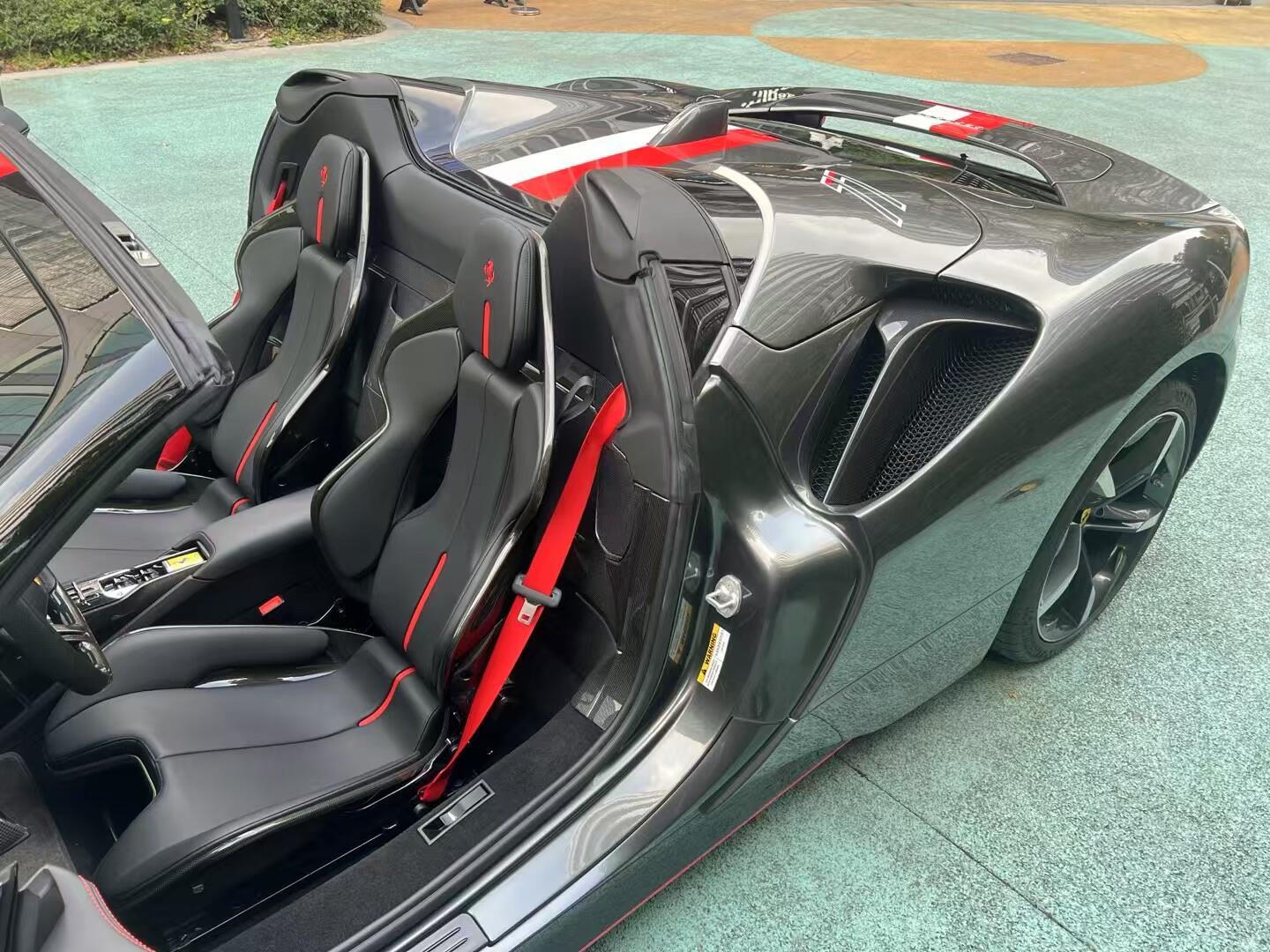 二手法拉利 SF90 灰色/黑色 2021款 3.9T V8 Spider