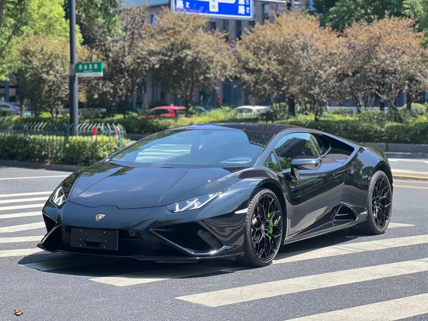 二手兰博基尼 Huracán 黑色/黑色 2020款 Huracán EVO RWD