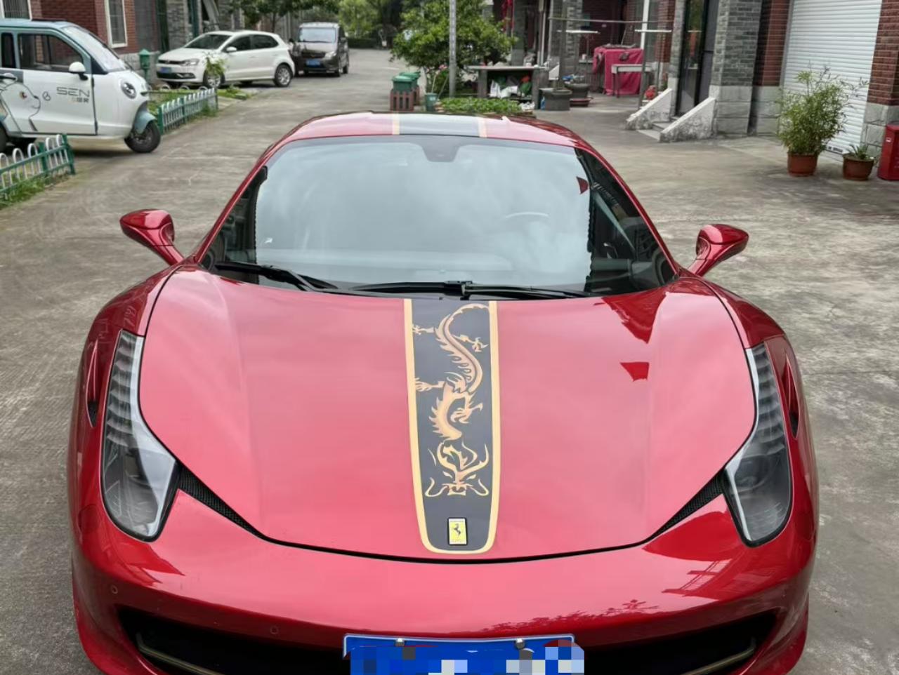 二手法拉利 458 红色/黑色 2012款 4.5L Italia 中国限量版