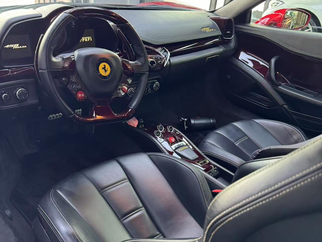 二手法拉利 458 红色/黑色 2012款 4.5L Italia 中国限量版