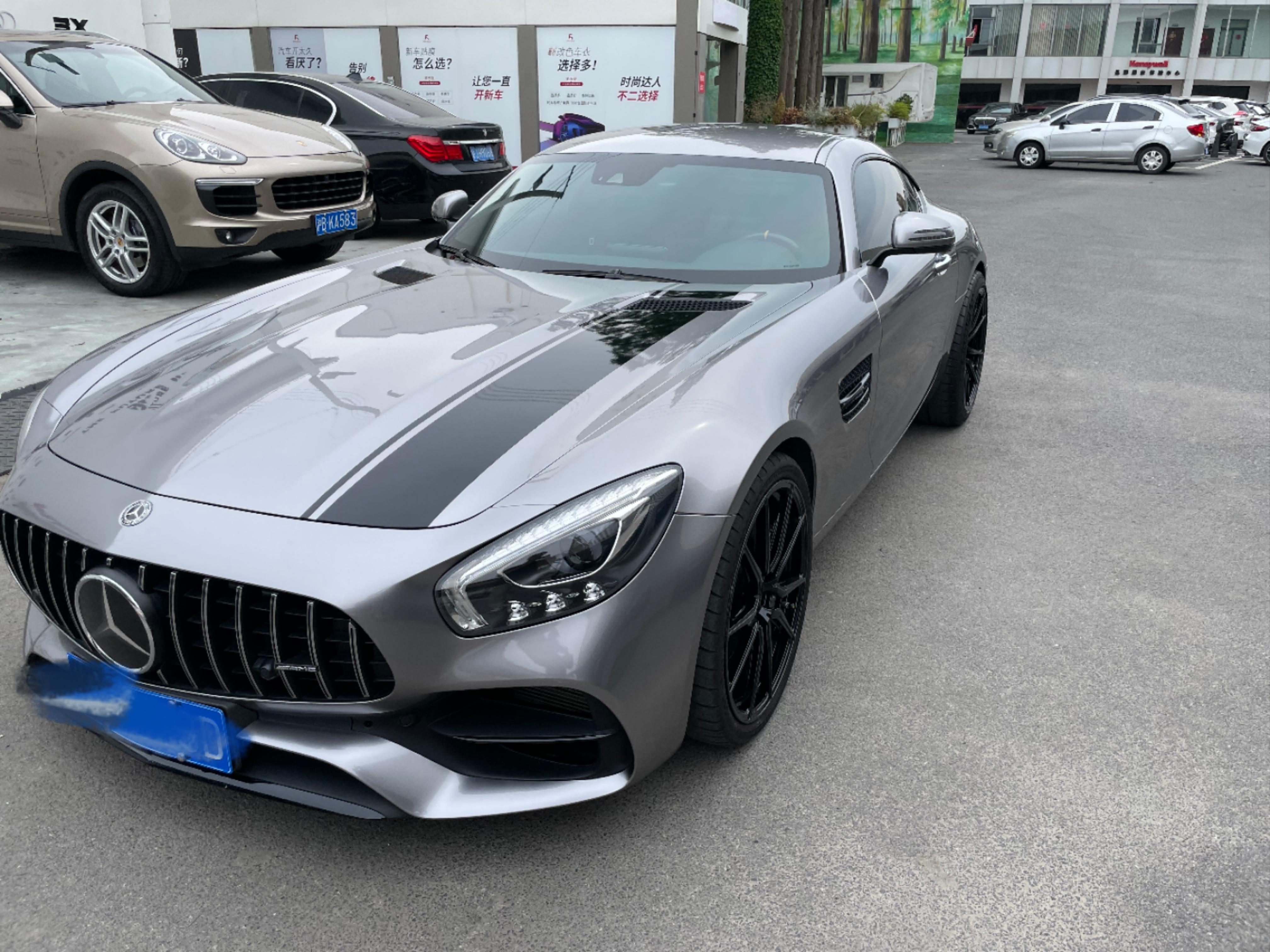 二手奔驰 AMG GT 灰色/黑色 2017款
