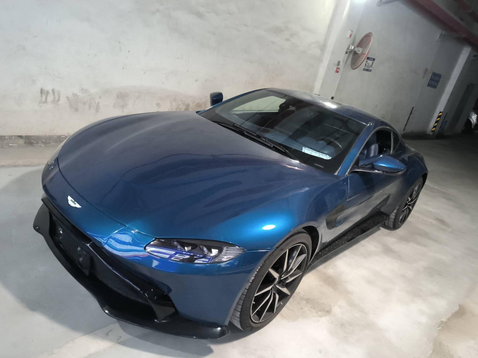 二手阿斯顿·马丁 V8 Vantage 蓝色/蓝色 2018款 4.0T V8 Coupe