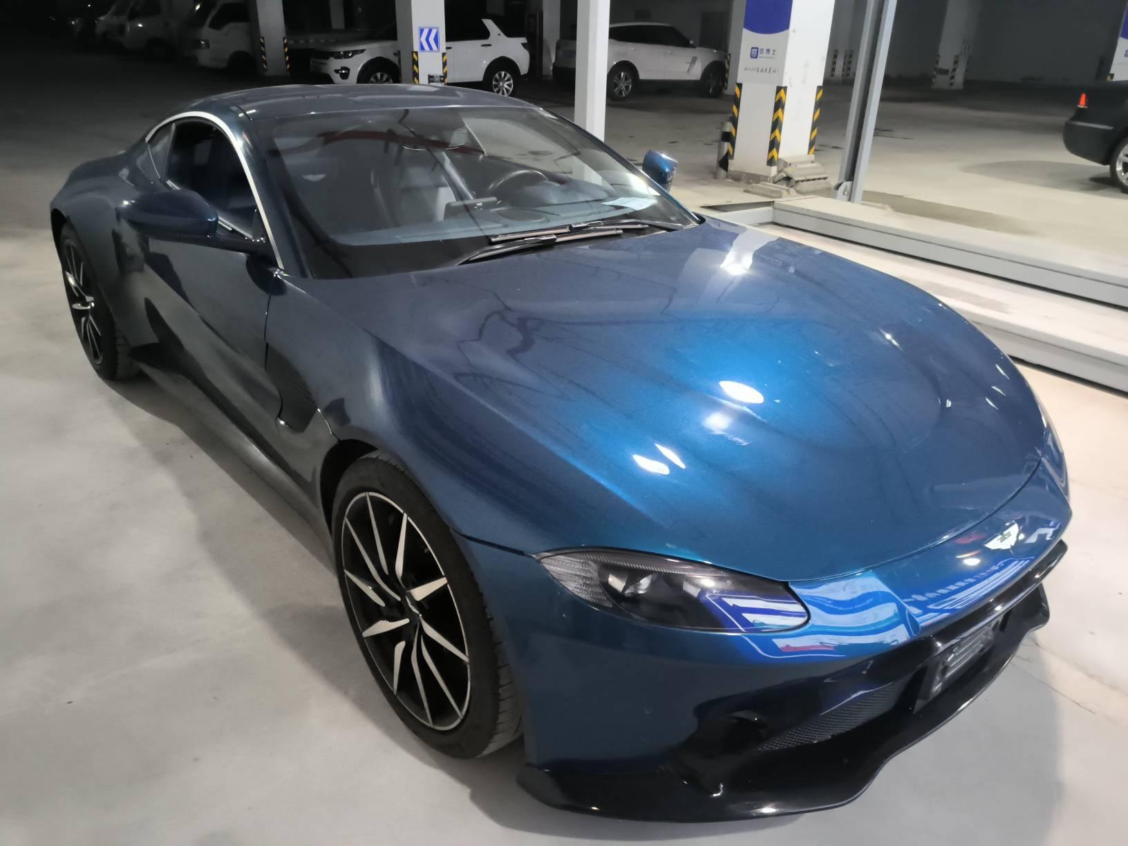 二手阿斯顿·马丁 V8 Vantage 蓝色/蓝色 2018款 4.0T V8 Coupe