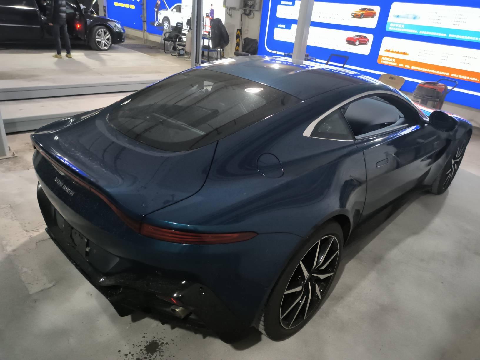 二手阿斯顿·马丁 V8 Vantage 蓝色/蓝色 2018款 4.0T V8 Coupe
