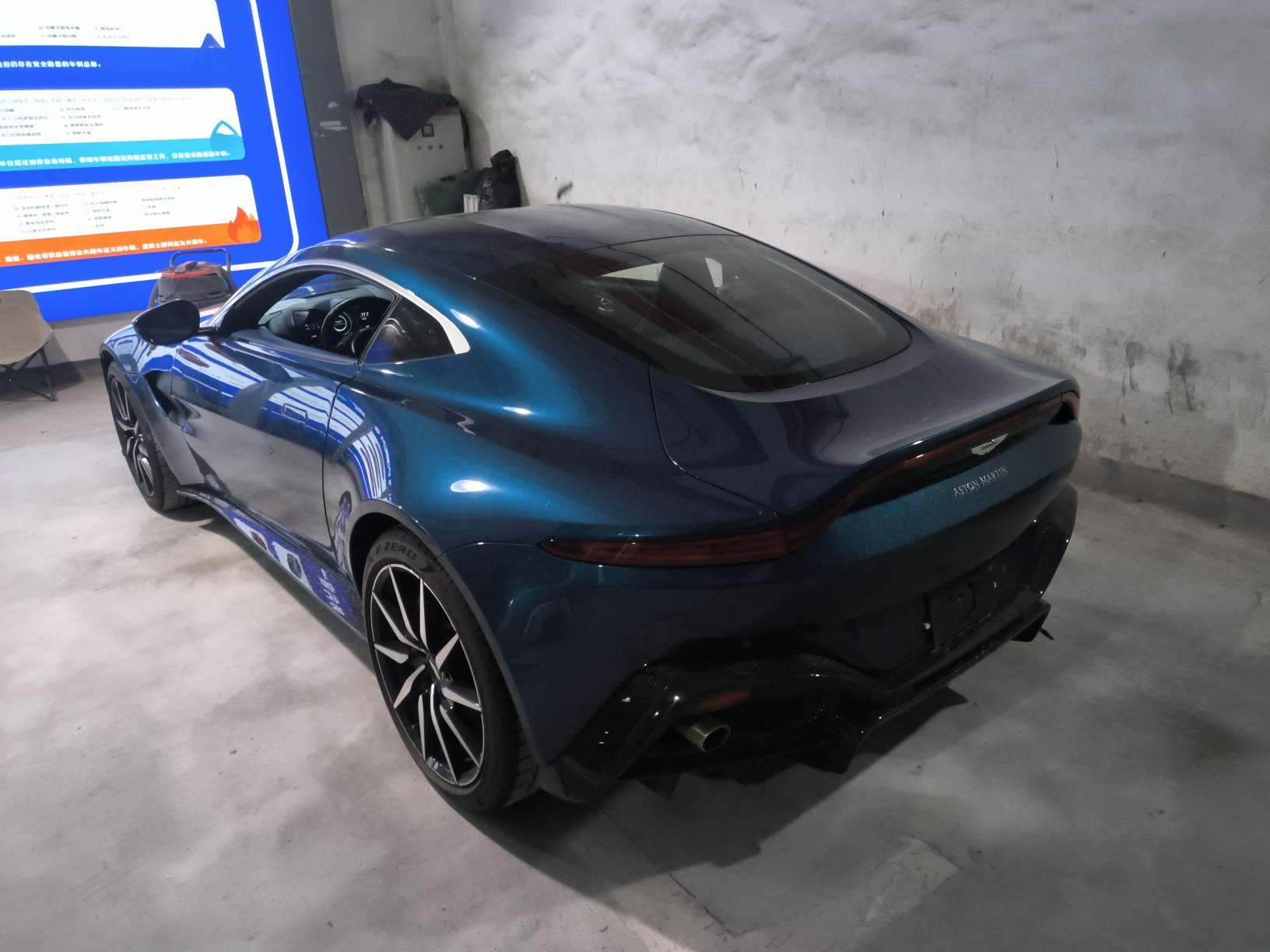 二手阿斯顿·马丁 V8 Vantage 蓝色/蓝色 2018款 4.0T V8 Coupe